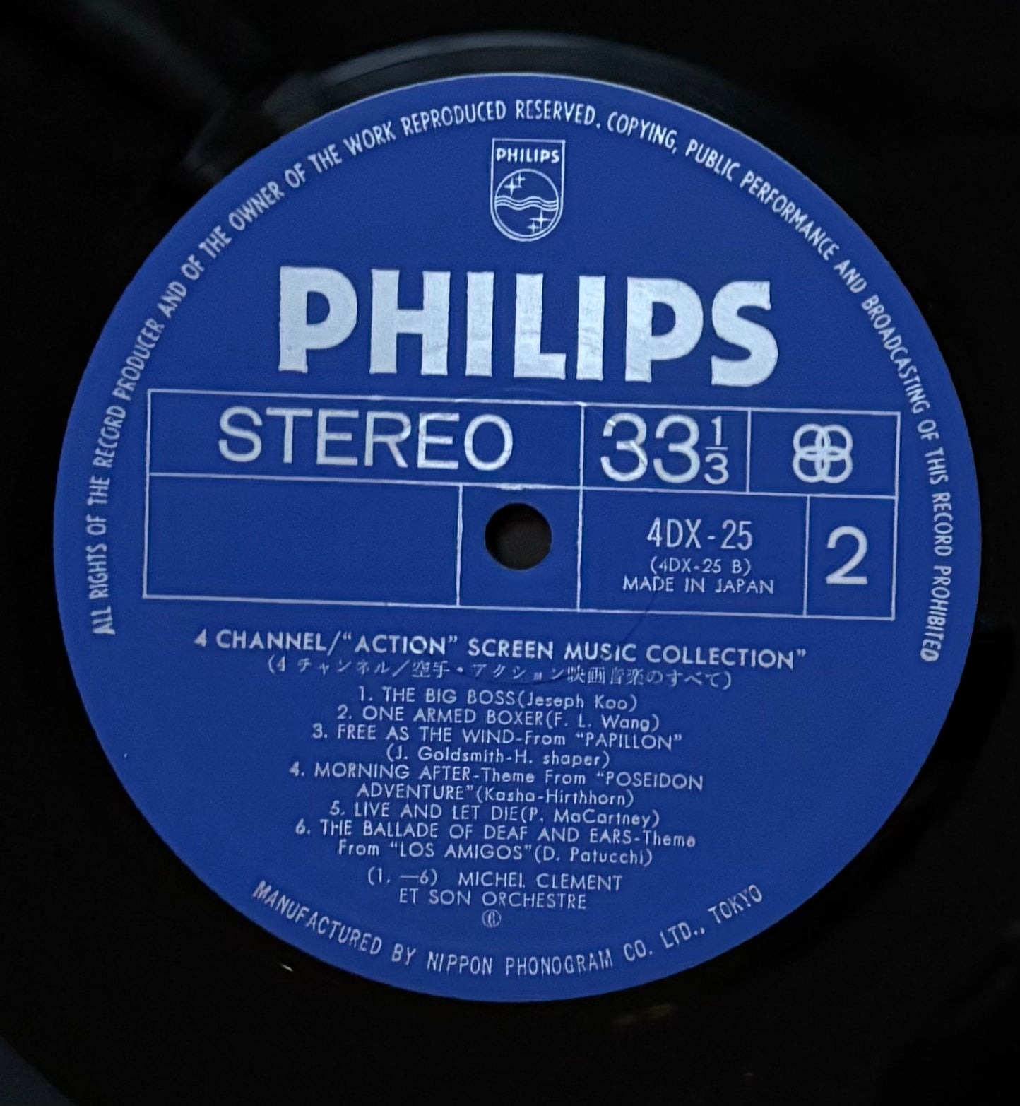 Michel Clement Et Son Orchestre “Action Screen Music Collection” (1975)