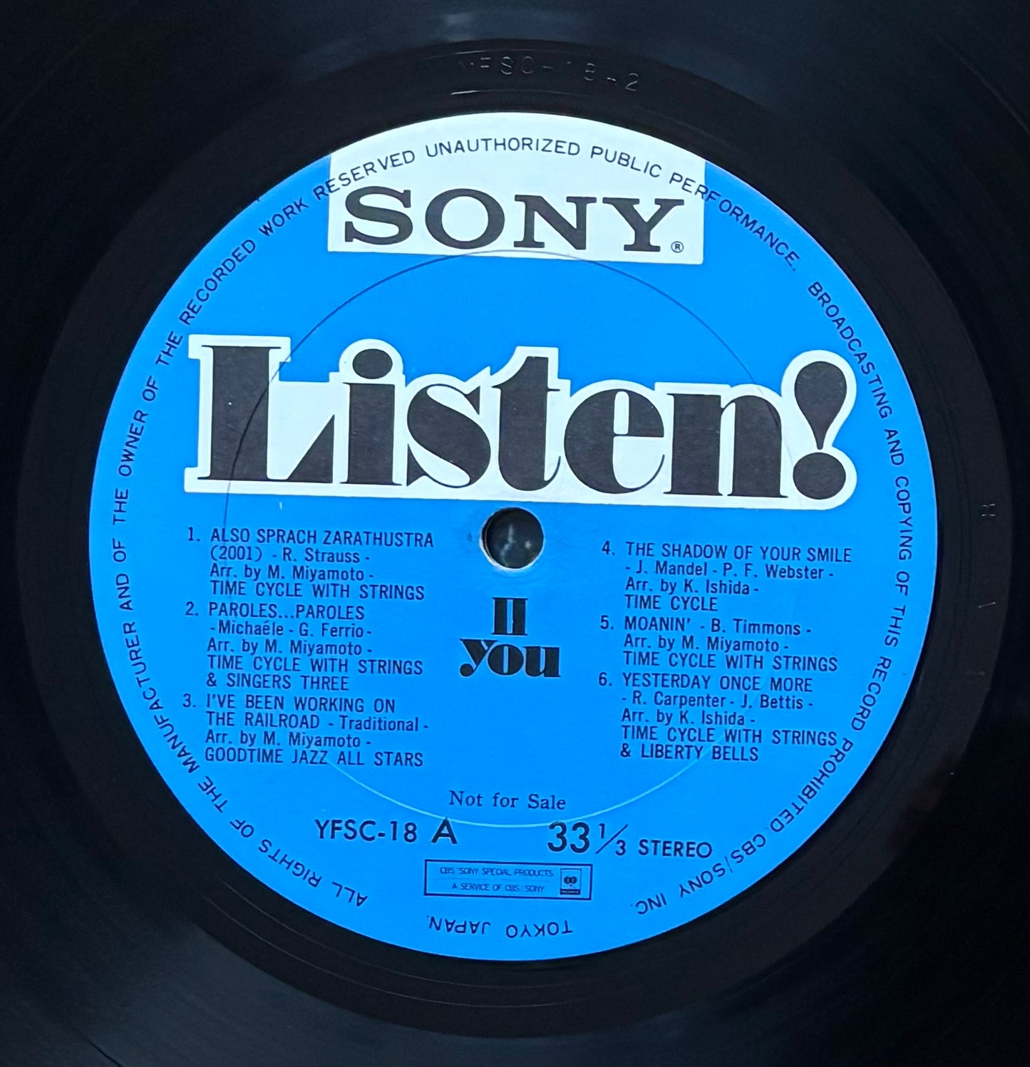 Sony “Listen! II You” (1974)