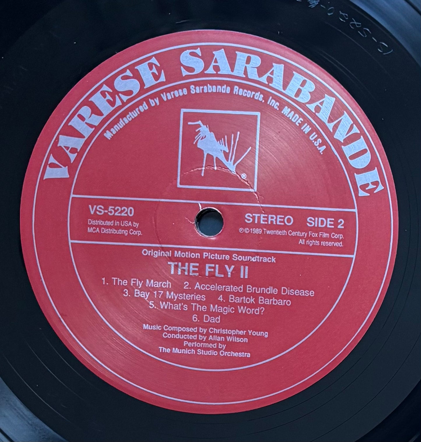 The Fly II OST (1989) Original US Press