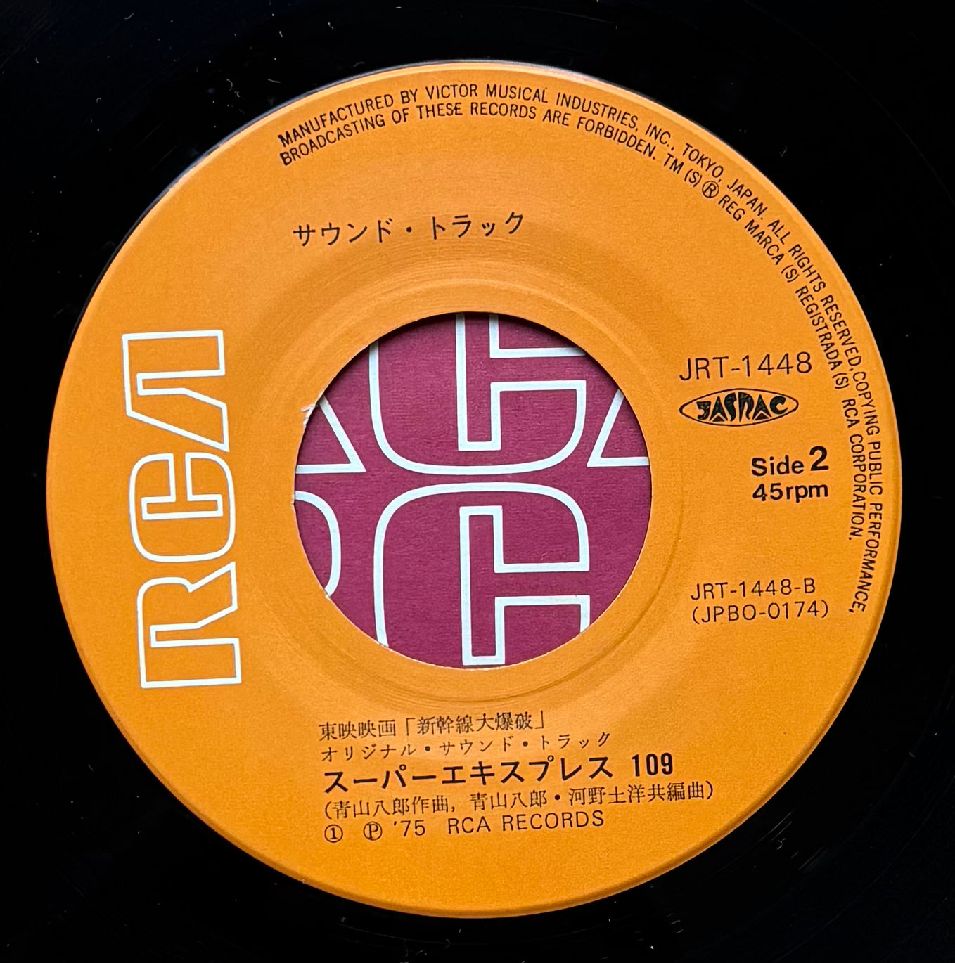 Hachiro Aoyama “Getaway Passport” c/w “Super Express 109” (1975)