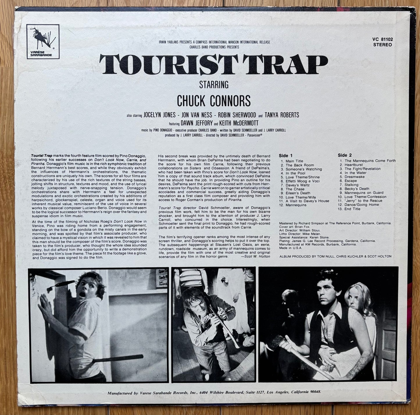 Pino Donaggio “Tourist Trap” (1979) US Press