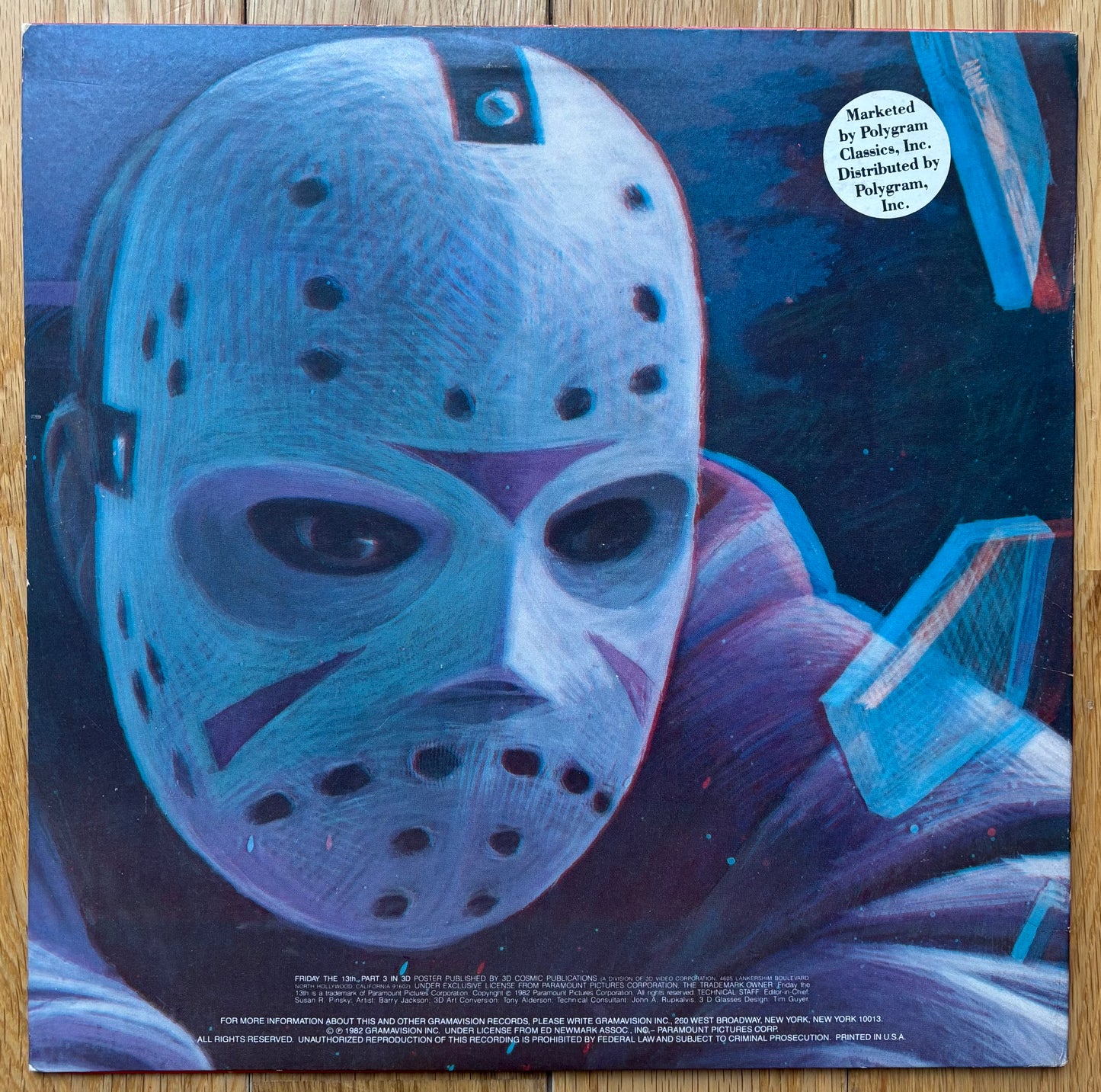 Friday The 13th, Part I, II, & III (1982) US Press