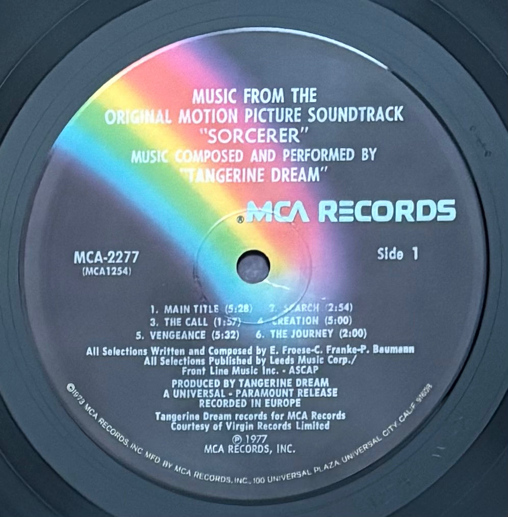 Tangerine Dream “Sorcerer” (1977) US Press