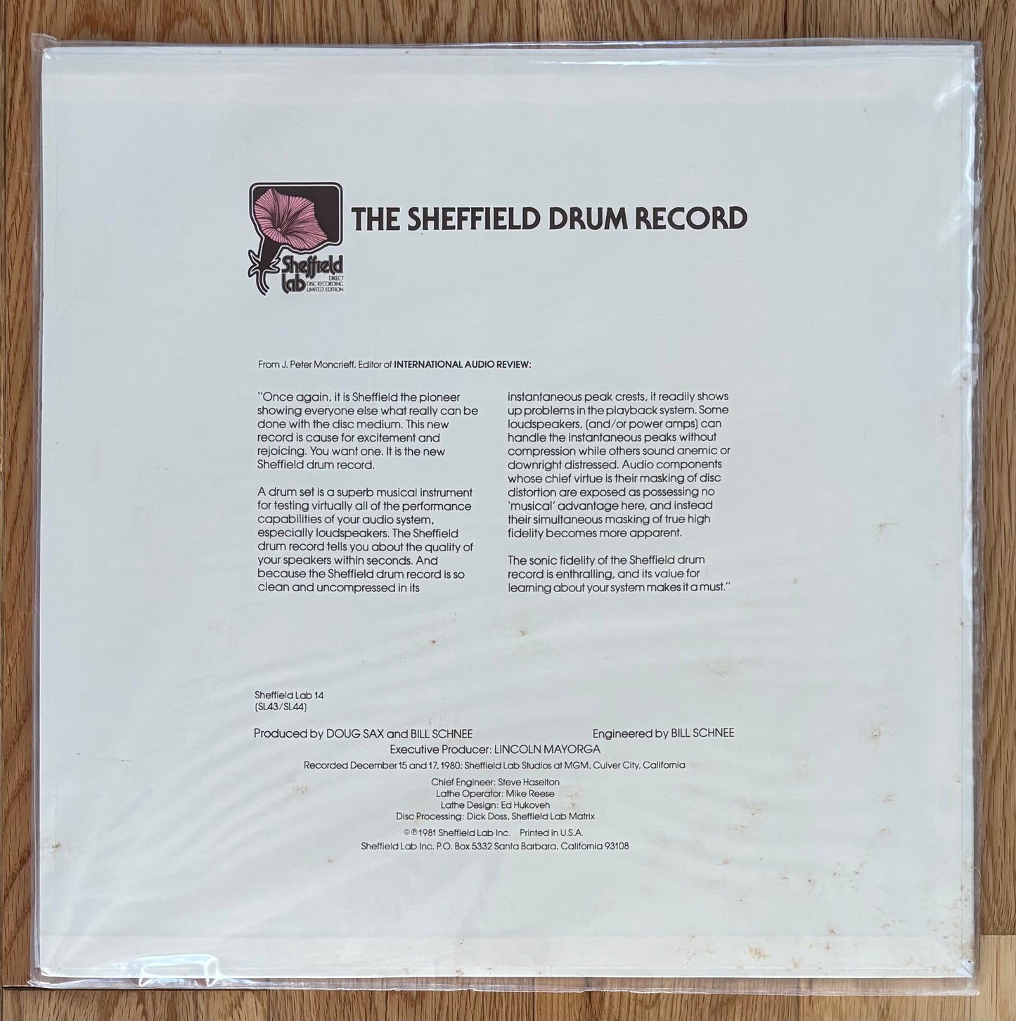 Jim Keltner & Ron Tutt “The Sheffield Drum Record” (1981)