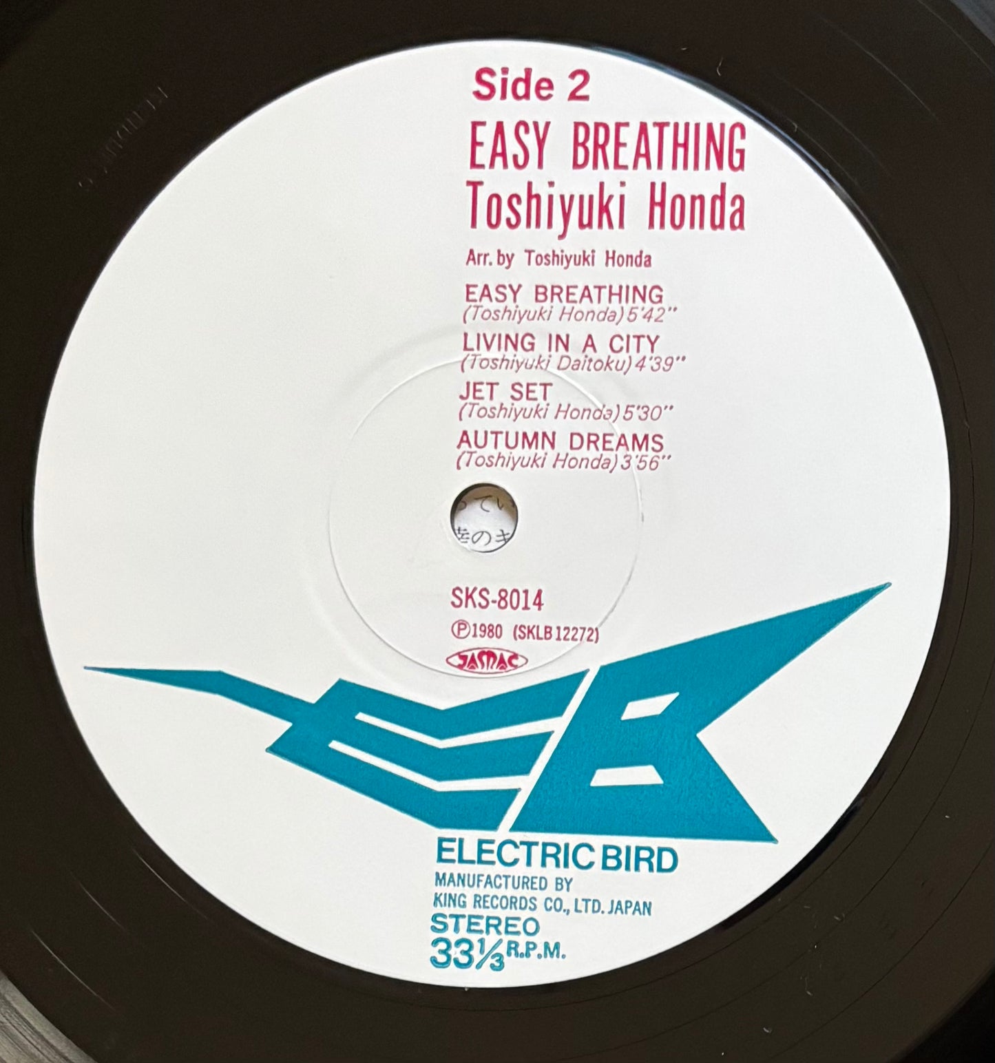 Toshiyuki Honda “Easy Breathing” (1980)