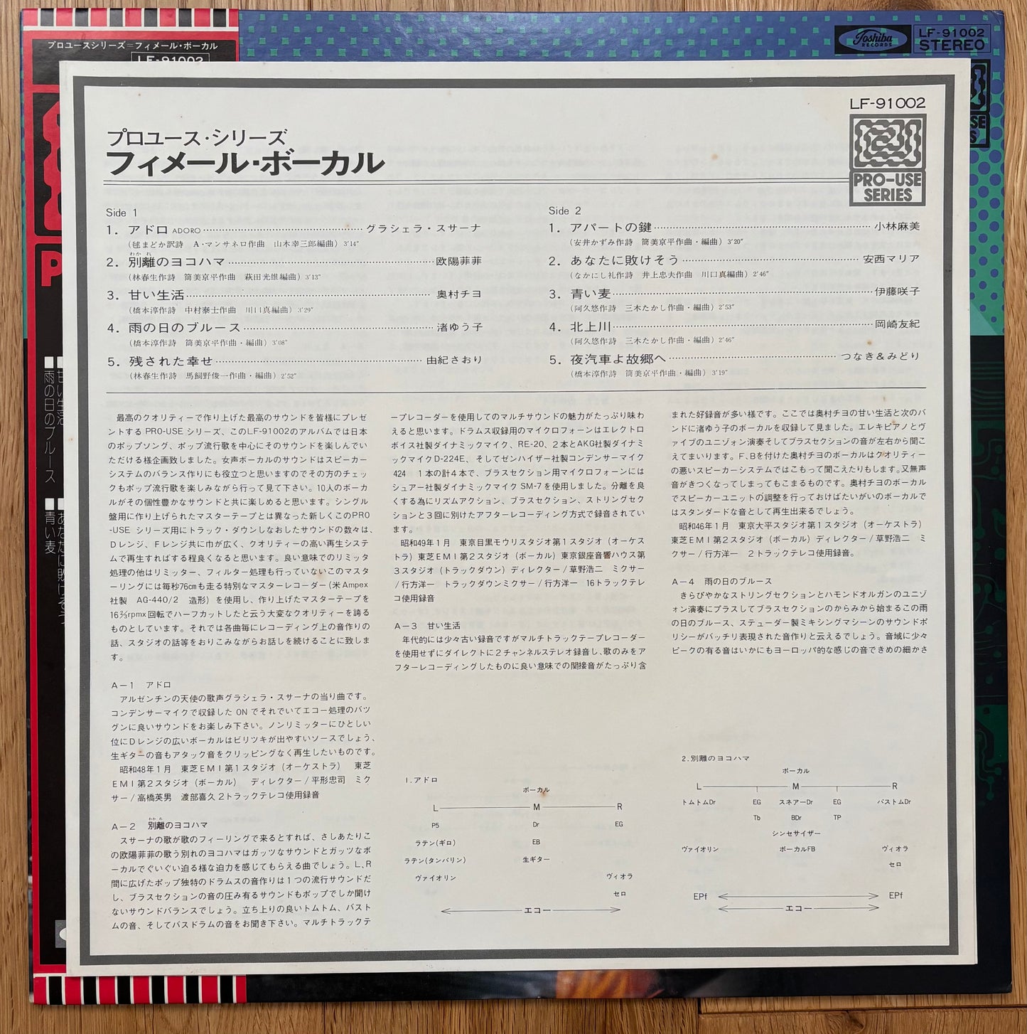 Various "Female Vocal" (1975) White Label Promo