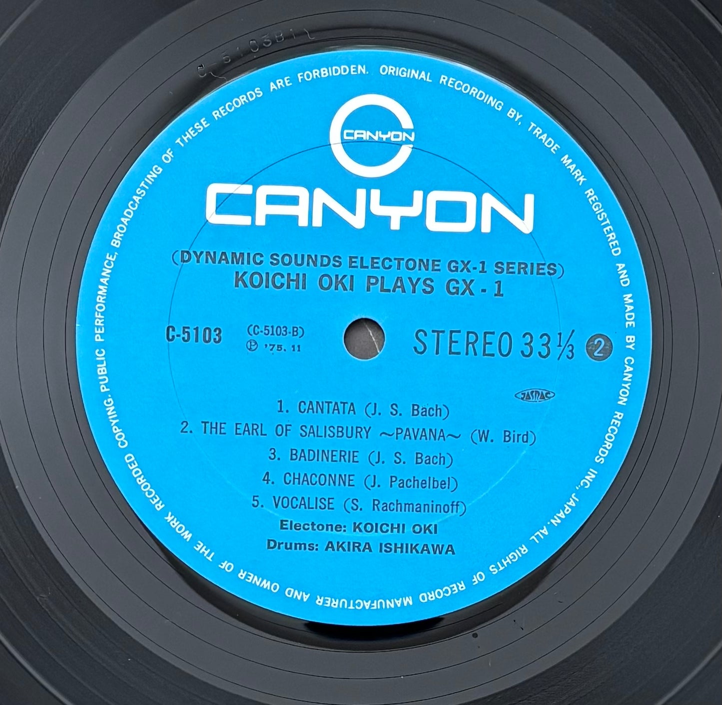 Koichi Oki "Koichi Oki Plays GX-1" (1975)