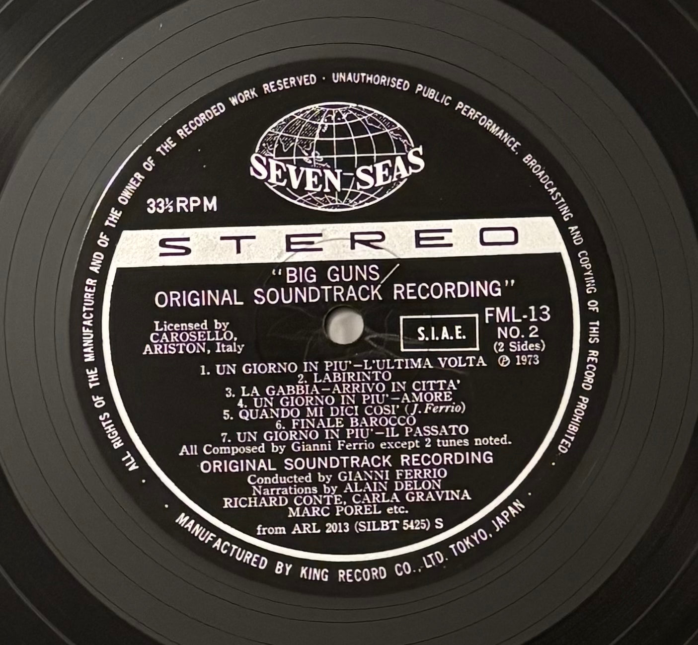 Gianni Ferrio “Big Guns (1973)