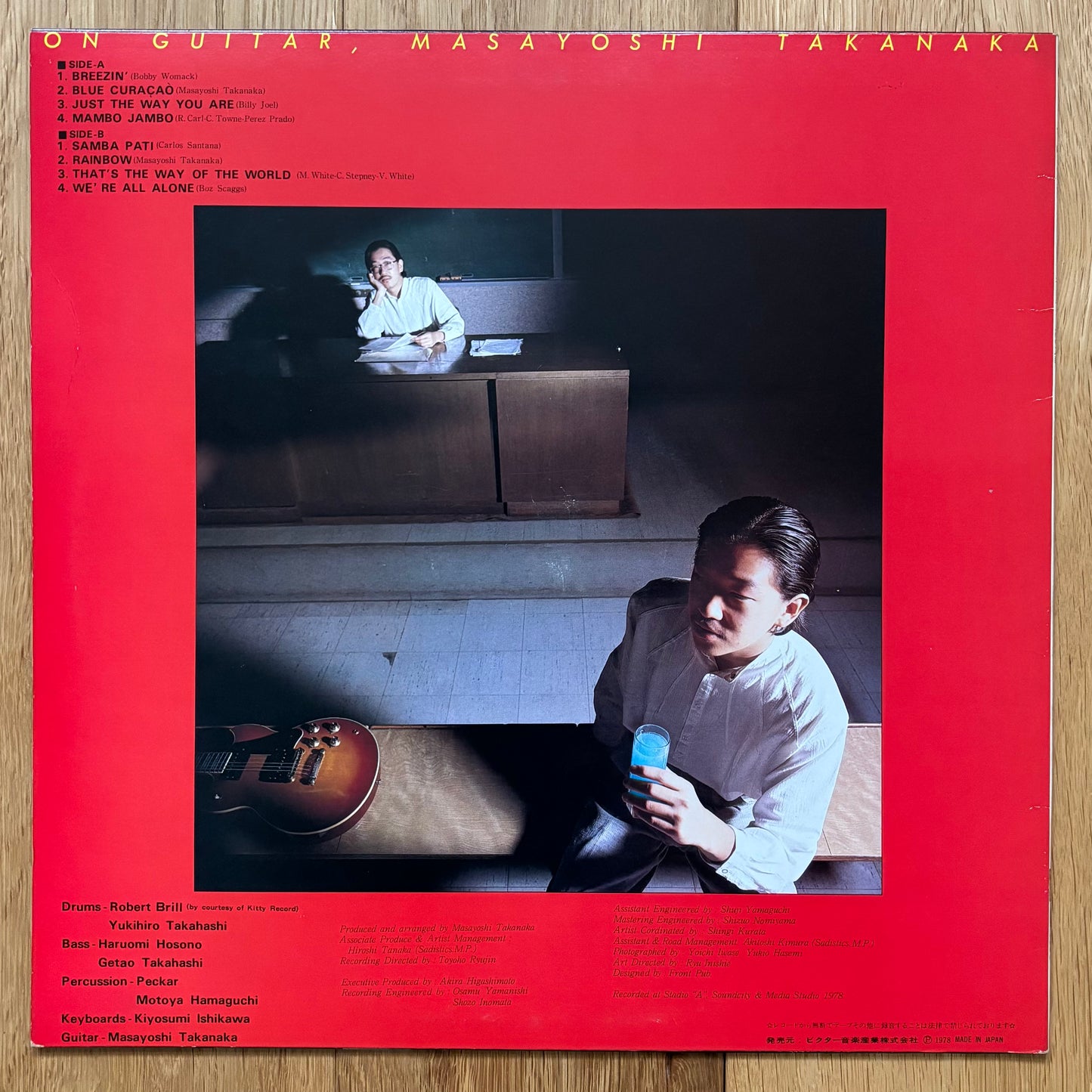 Masayoshi Takanaka “On Guitar” (1978) First press