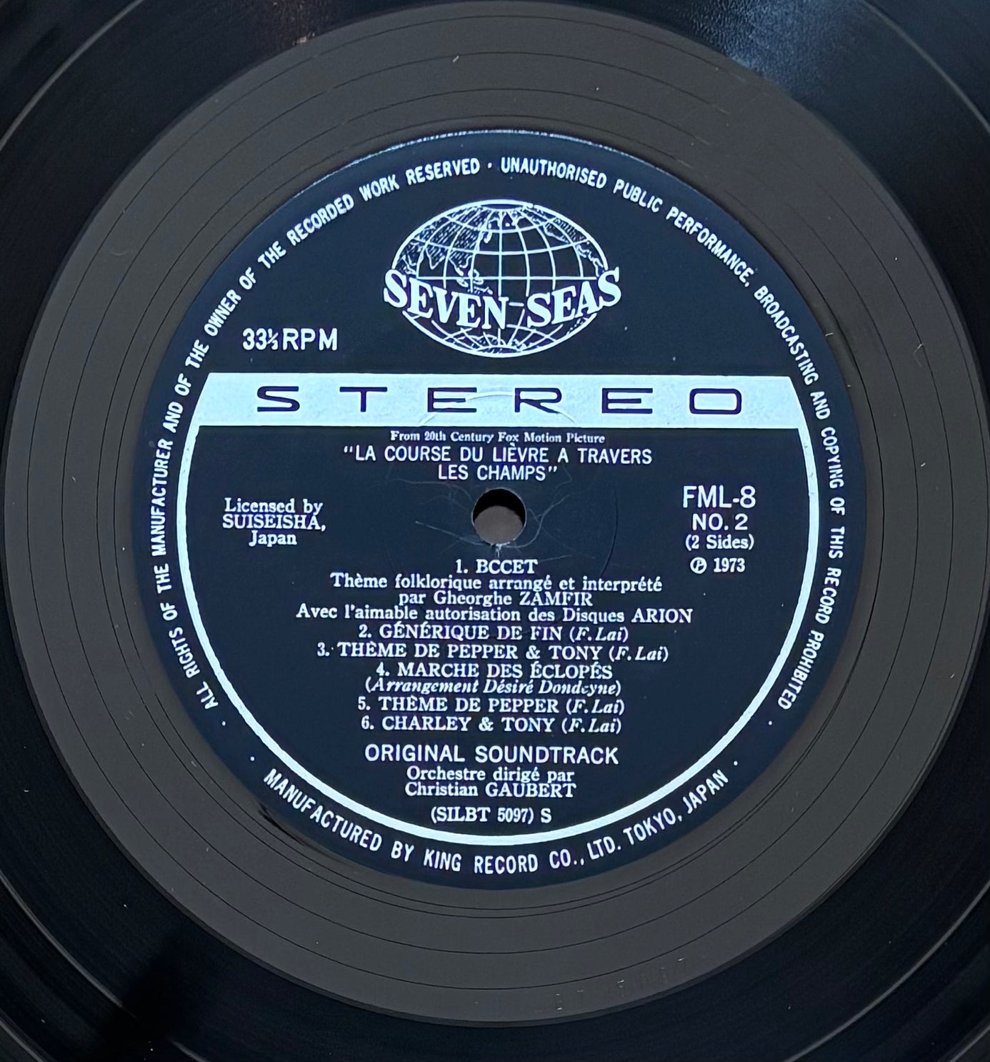 Francis Lai "La Course Du Lièvre A Travers Les Champs" (1974)