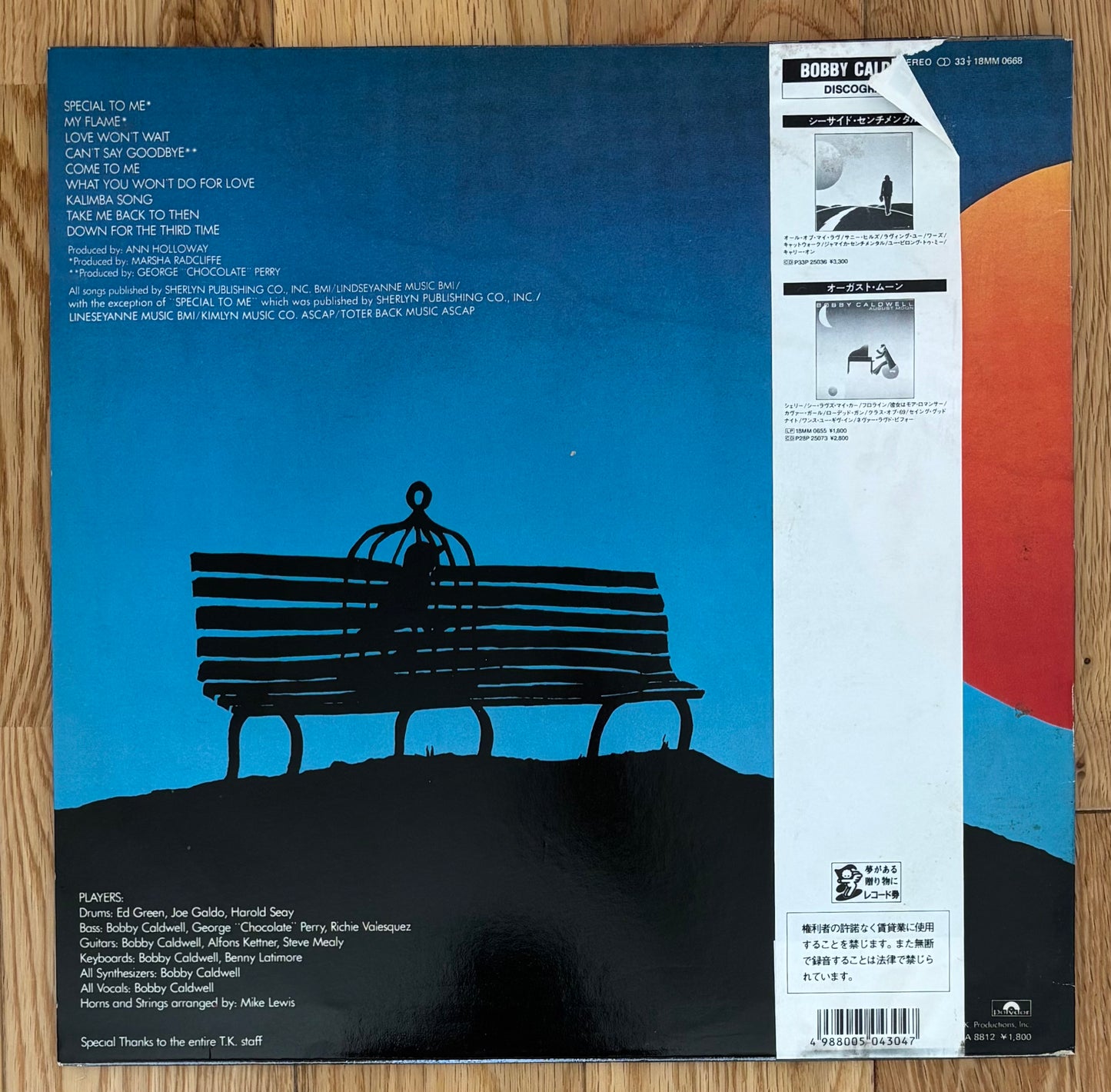 Bobby Caldwell “Bobby Caldwell” aka “Evening Scandal” (1988) Japanese Reissue