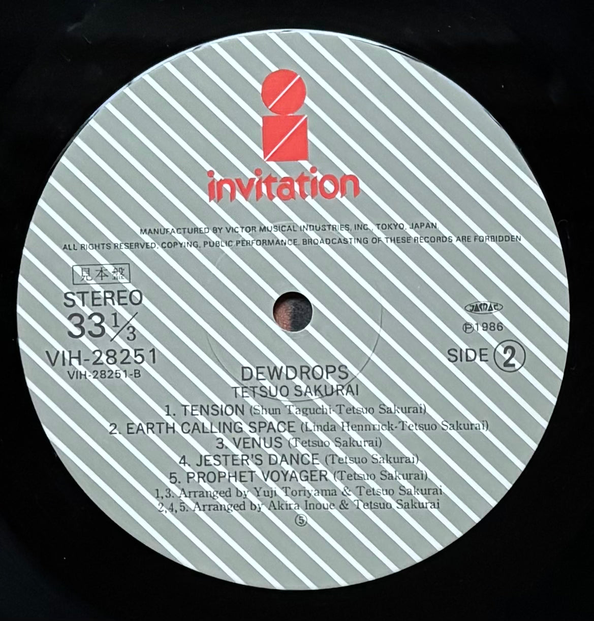 Tetsuo Sakurai “Dewdrops” (1986) Promo