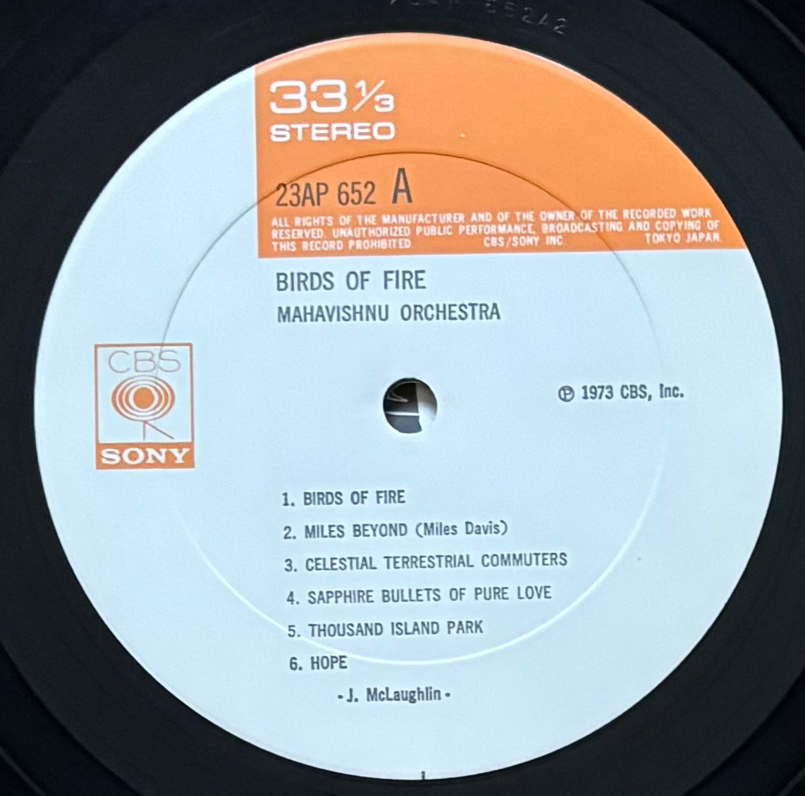 Mahavishnu Orchestra “Birds Of Fire” (1977) Japanese Reissue
