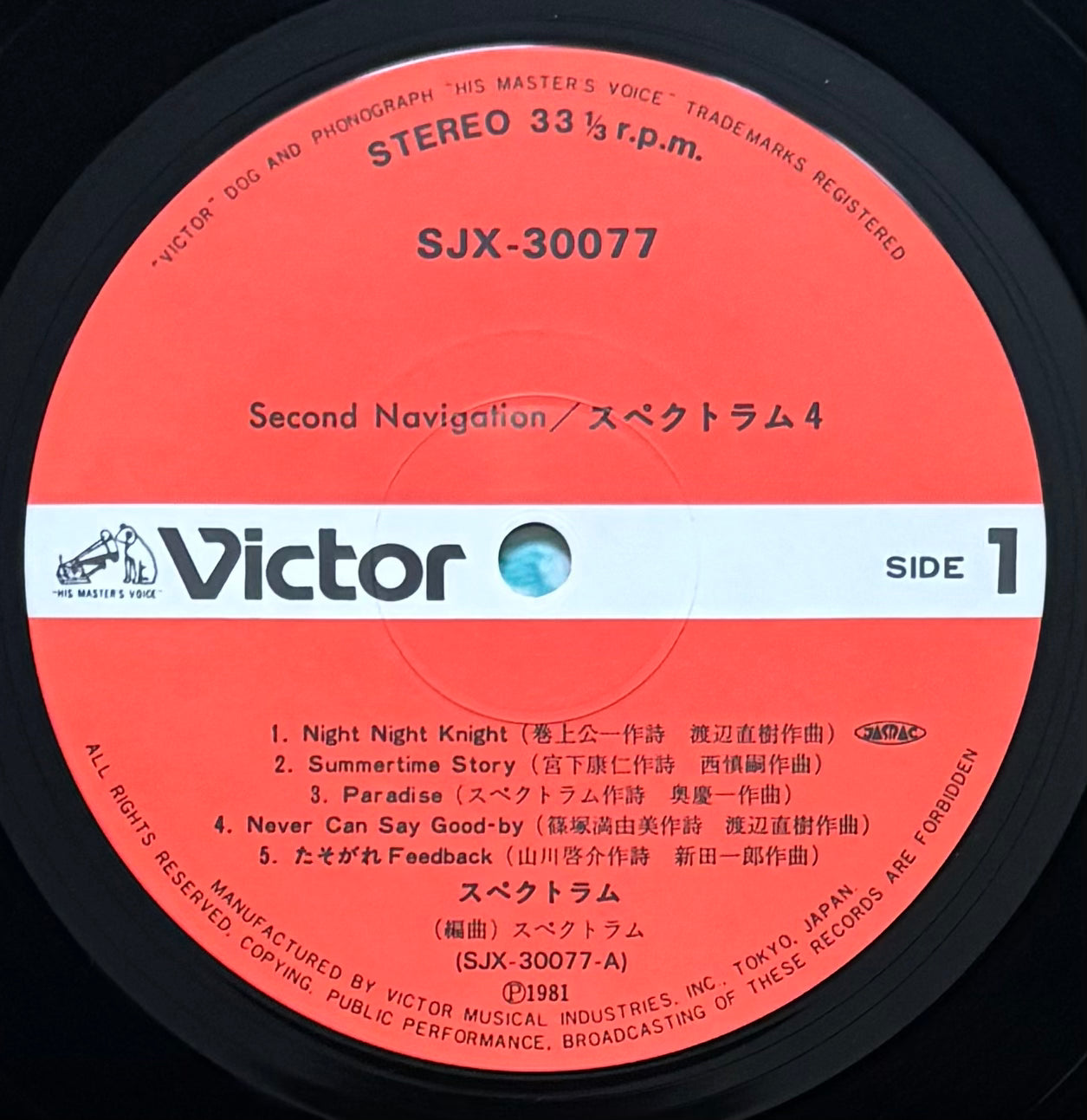 Spectrum “Second Navigation” (1981)