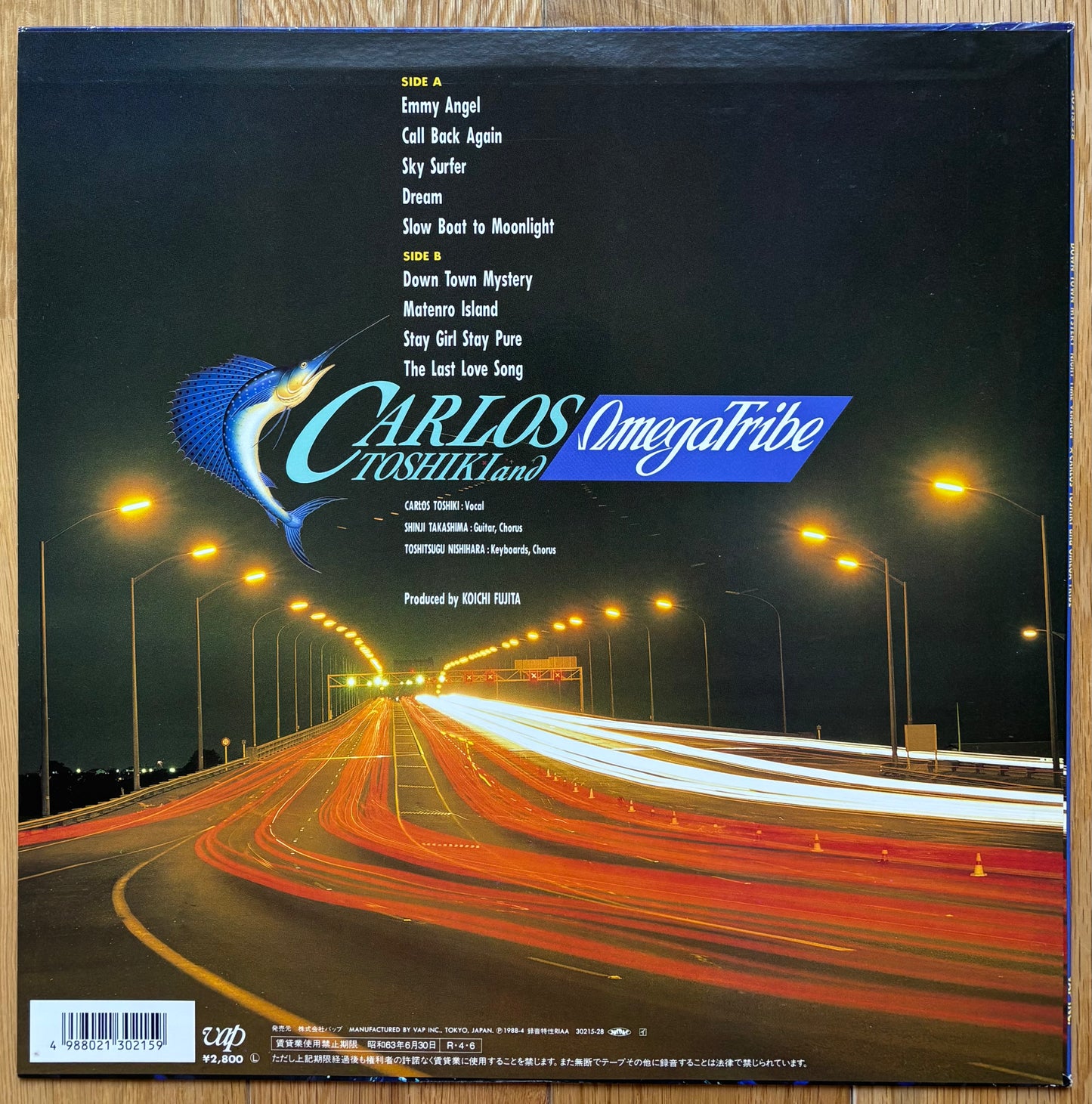Carlos Toshiki & Omega Tribe “Down Town Mystery” - “Night Time Version” (1988)