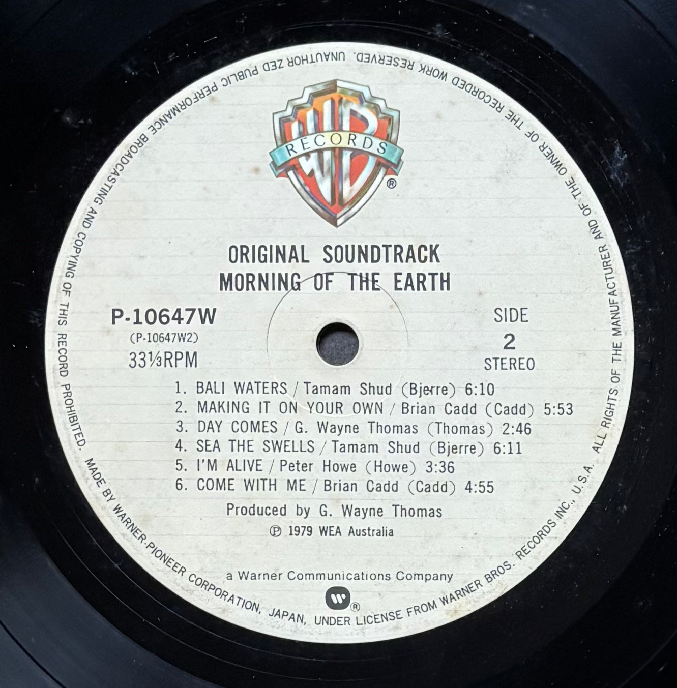 Morning Of The Earth - Original Soundtrack (1979)