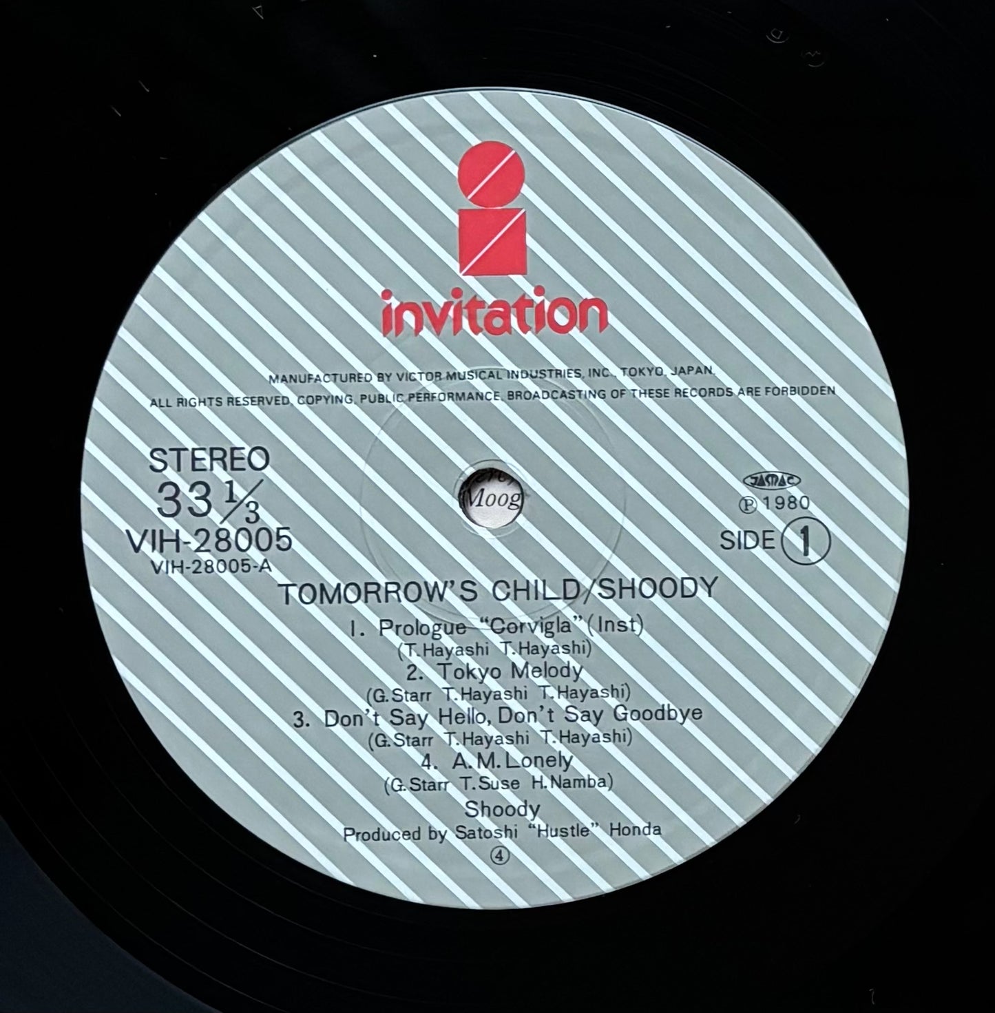 Shoody “Tomorrow’s Child” (1980) First press