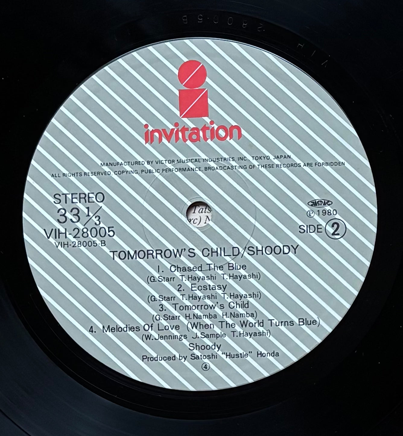 Shoody “Tomorrow’s Child” (1980) First press