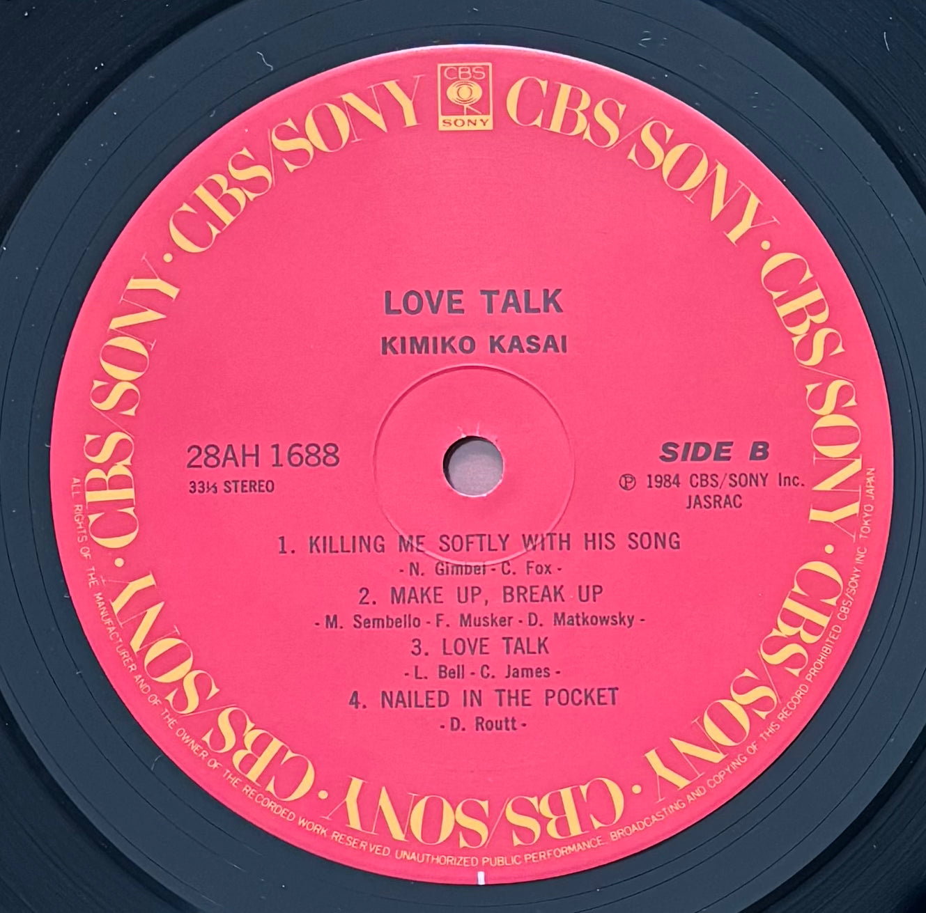 Kimiko Kasai “Love Talk” (1984)