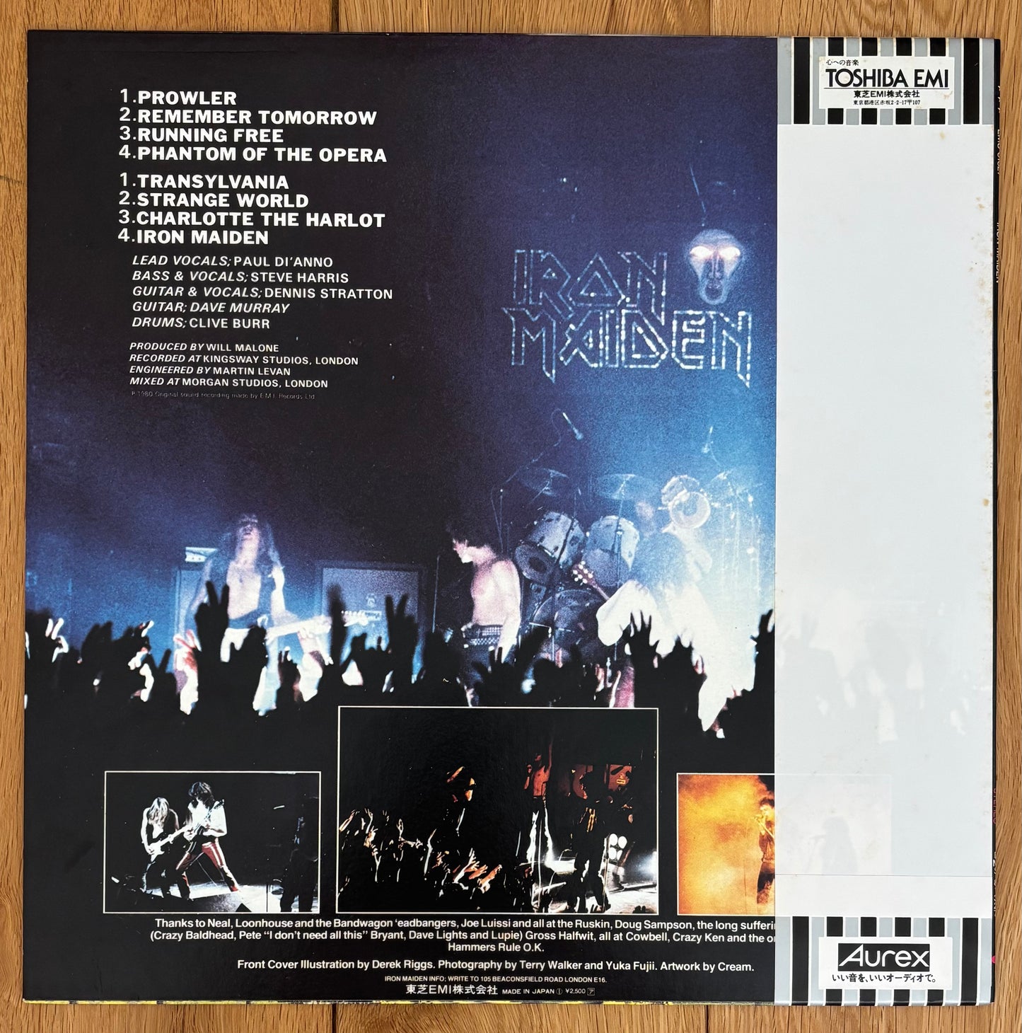Iron Maiden “Iron Maiden” (1980) Japanese Press