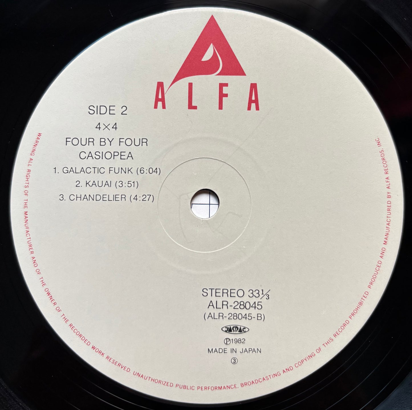 Casiopea “4 x 4” (1982)