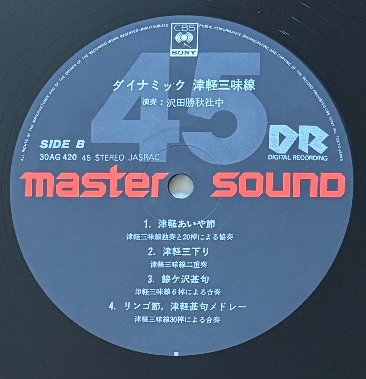 Dynamic Tsugaru Shamisen (1980) Plays On 45