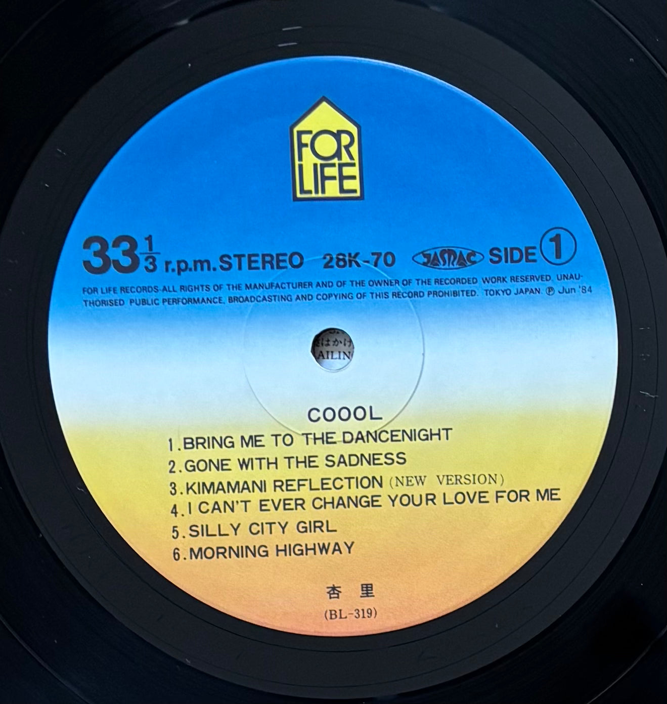 Anri “Coool” (1984) First Press