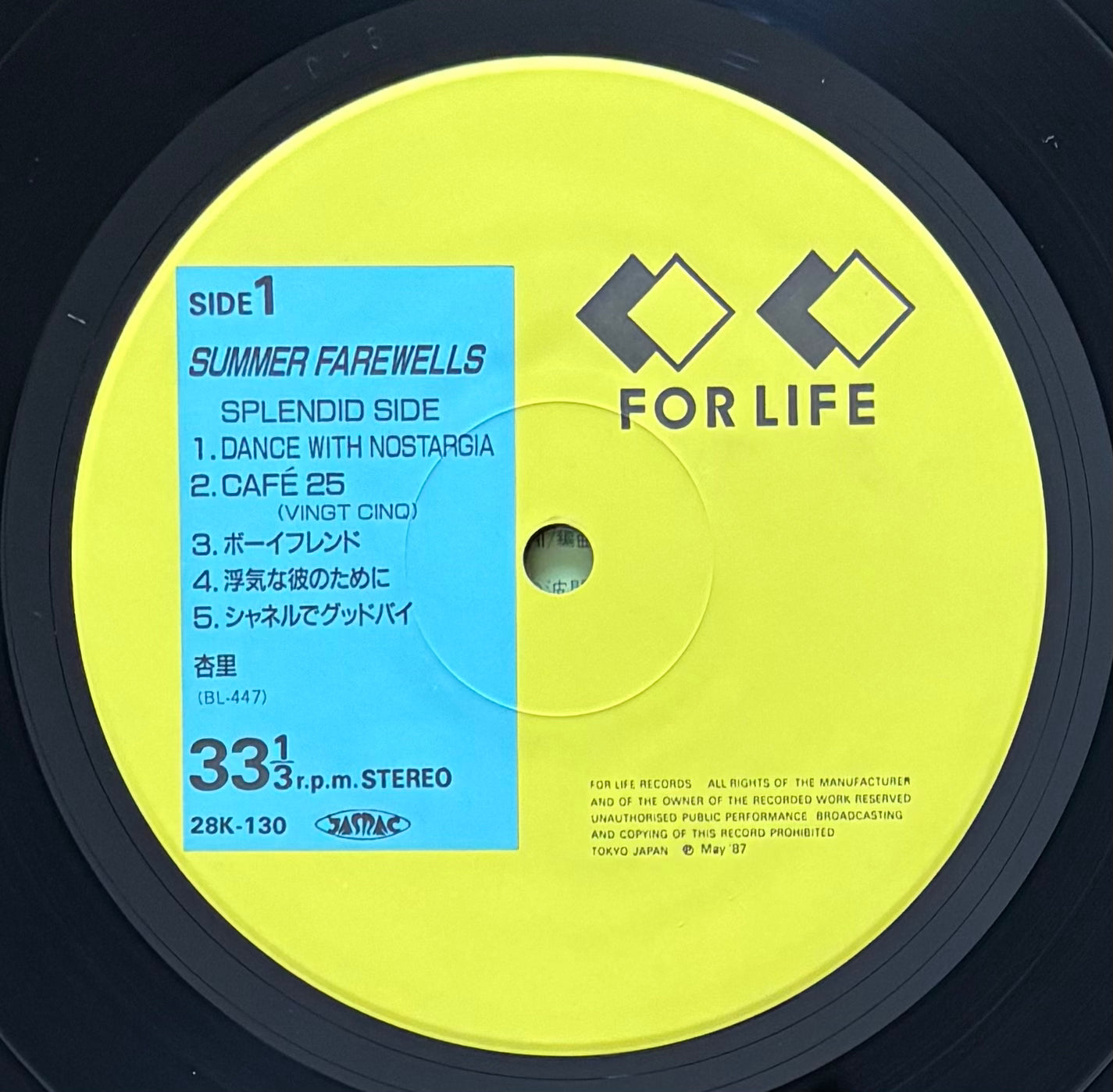 Anri “Summer Farewell” (1987)