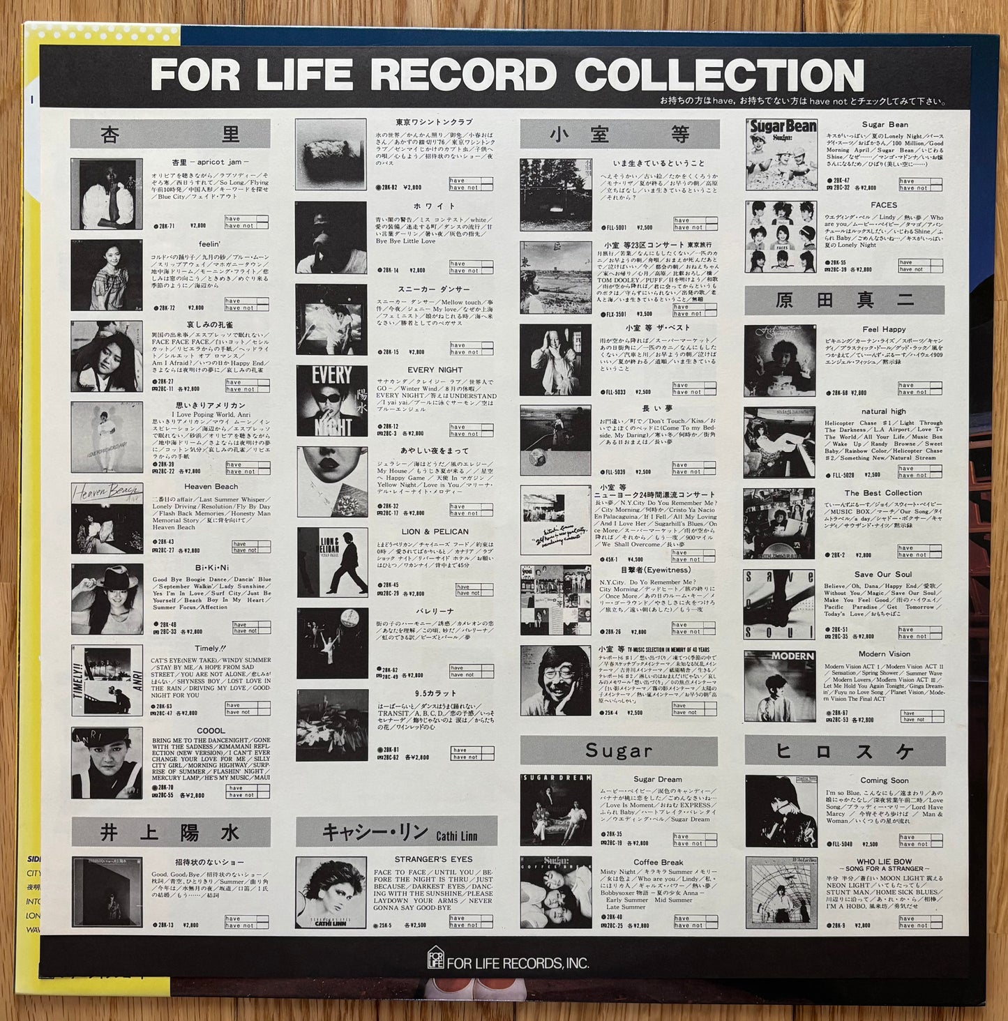 Anri “Wave” (1985) First Press