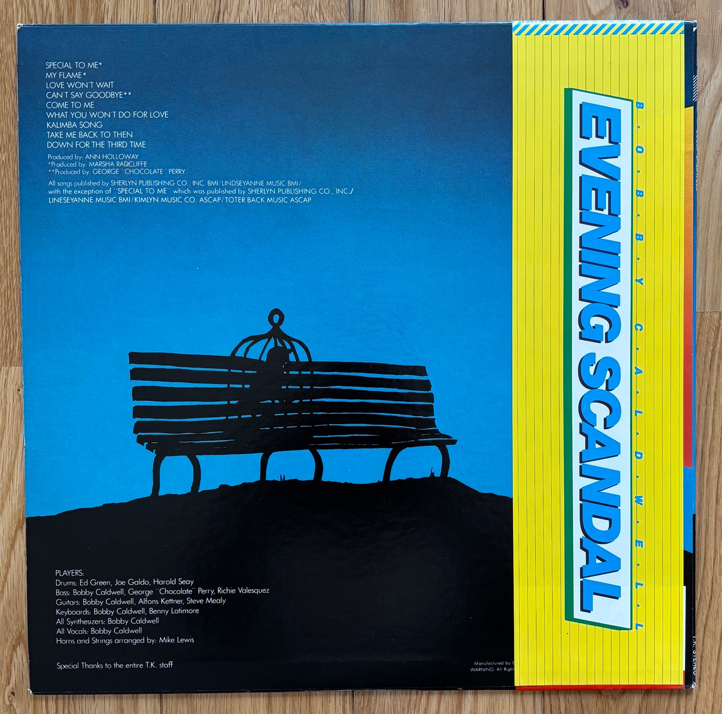 Bobby Caldwell “Self Titled” aka “Evening Scandal” (1978) Japanese Press