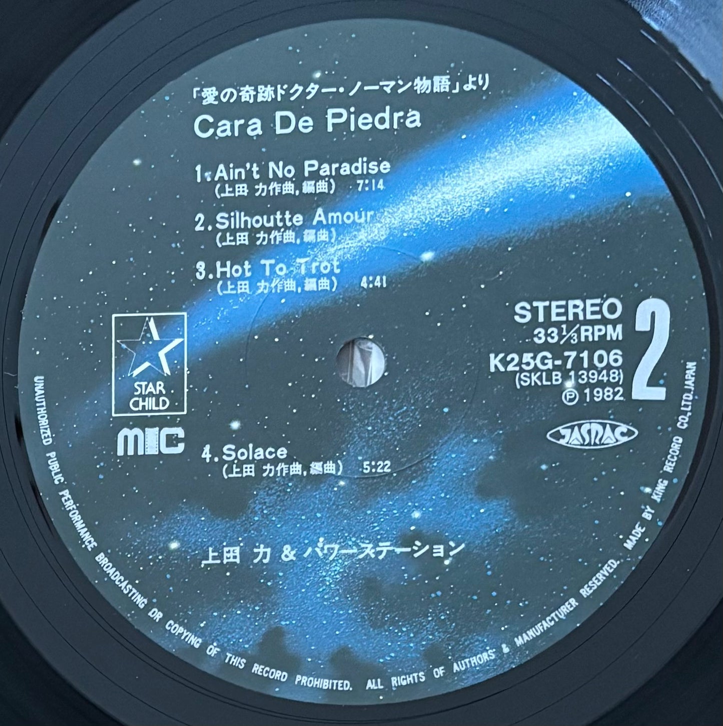 Chikara Ueda & The Power Station - Cara De Piedra (1982)
