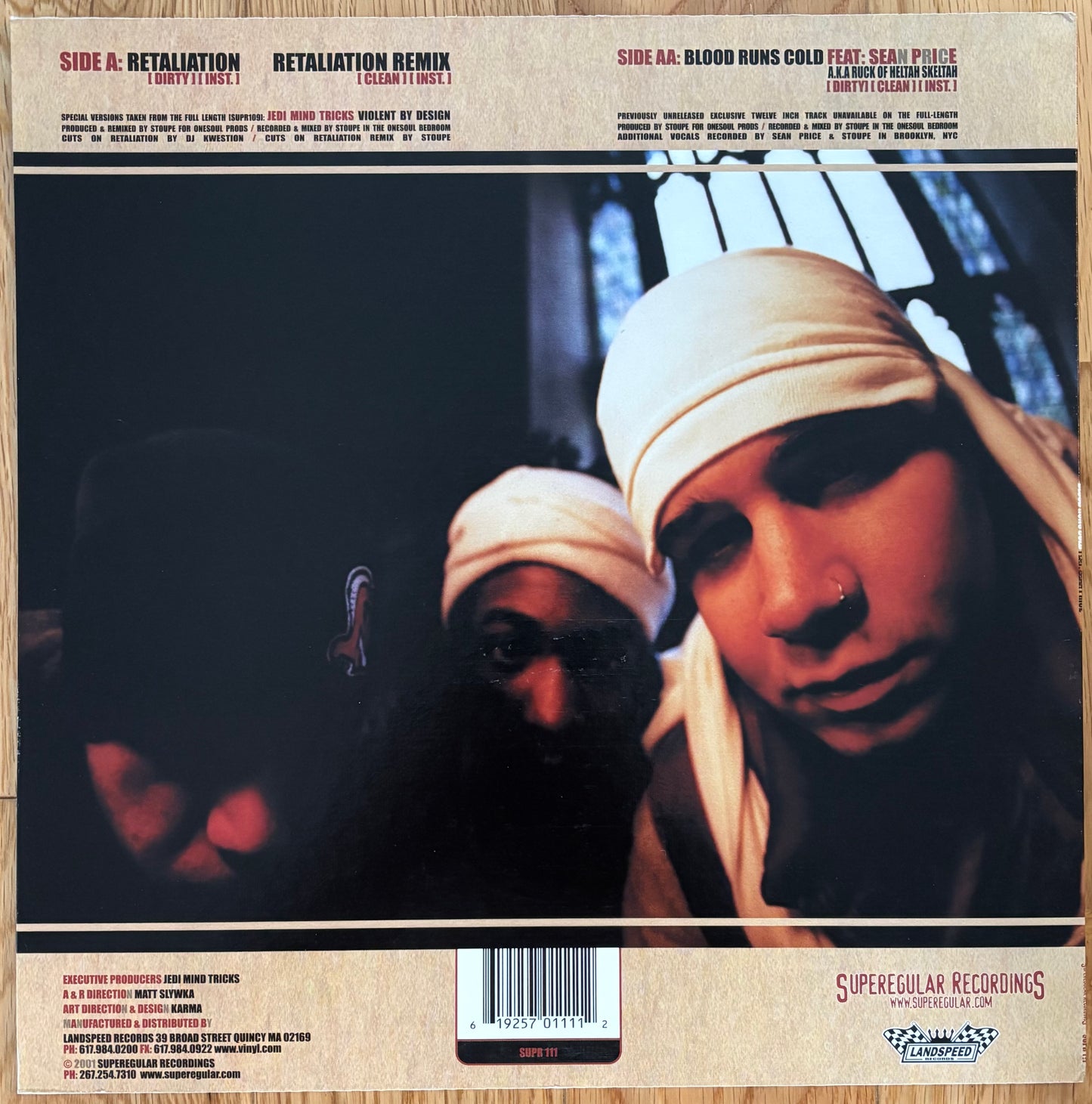 Jedi Mind Tricks – Retaliation / Blood Runs Cold 12" (2001)