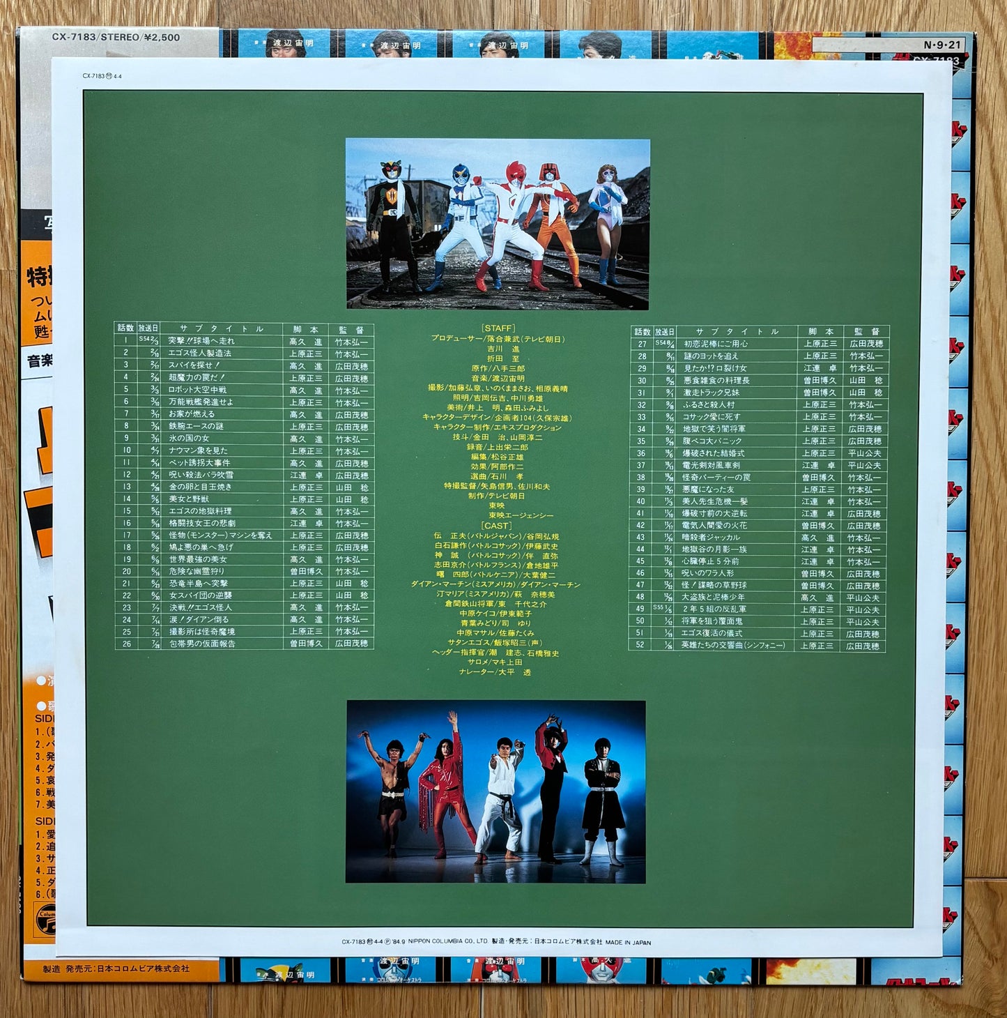 Chumei Watanabe “バトルフィーバーJ” aka “Battle Fever J” (1984)