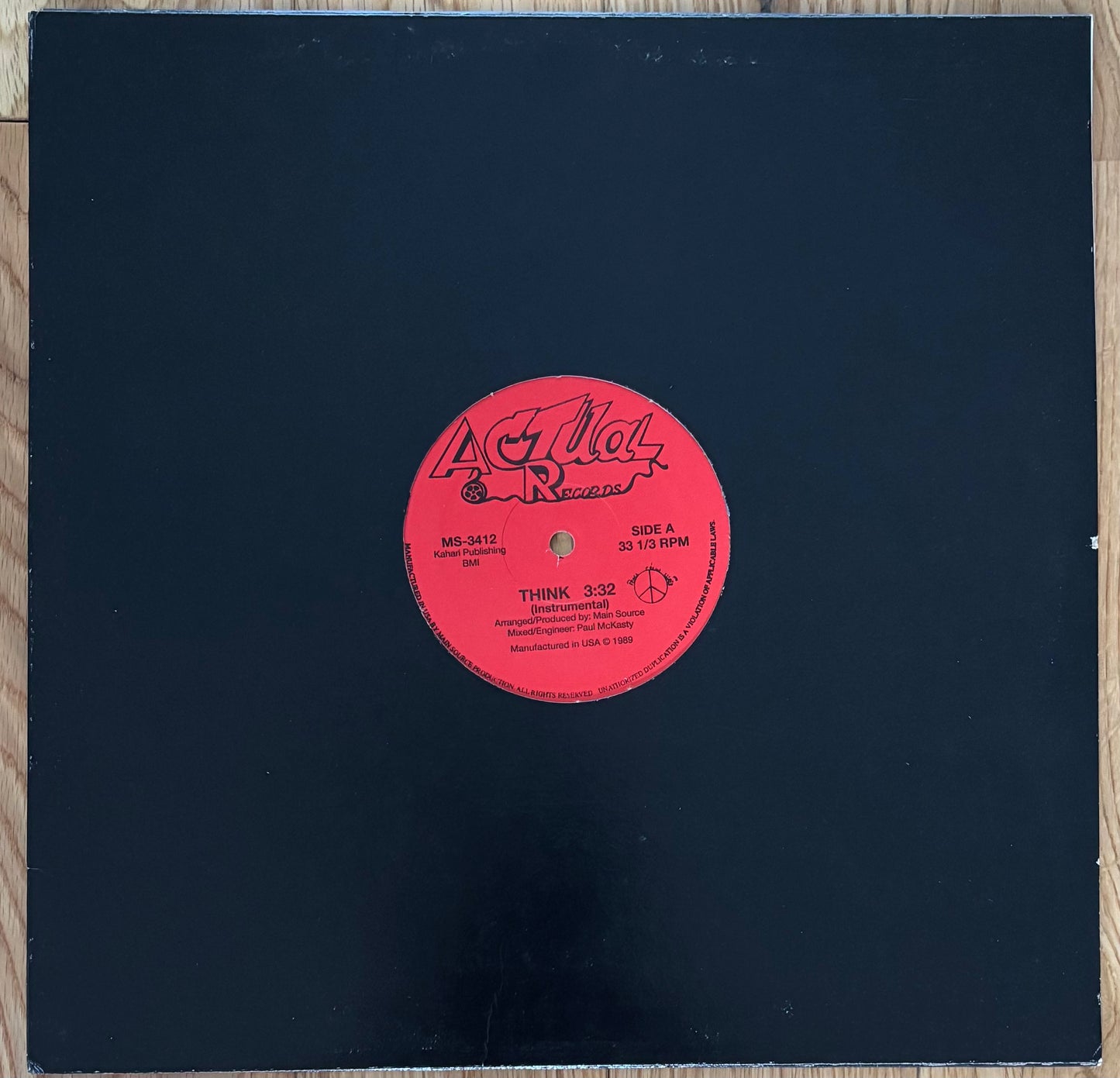 Main Source – Think / Atom (2003) Unofficial Reissue
