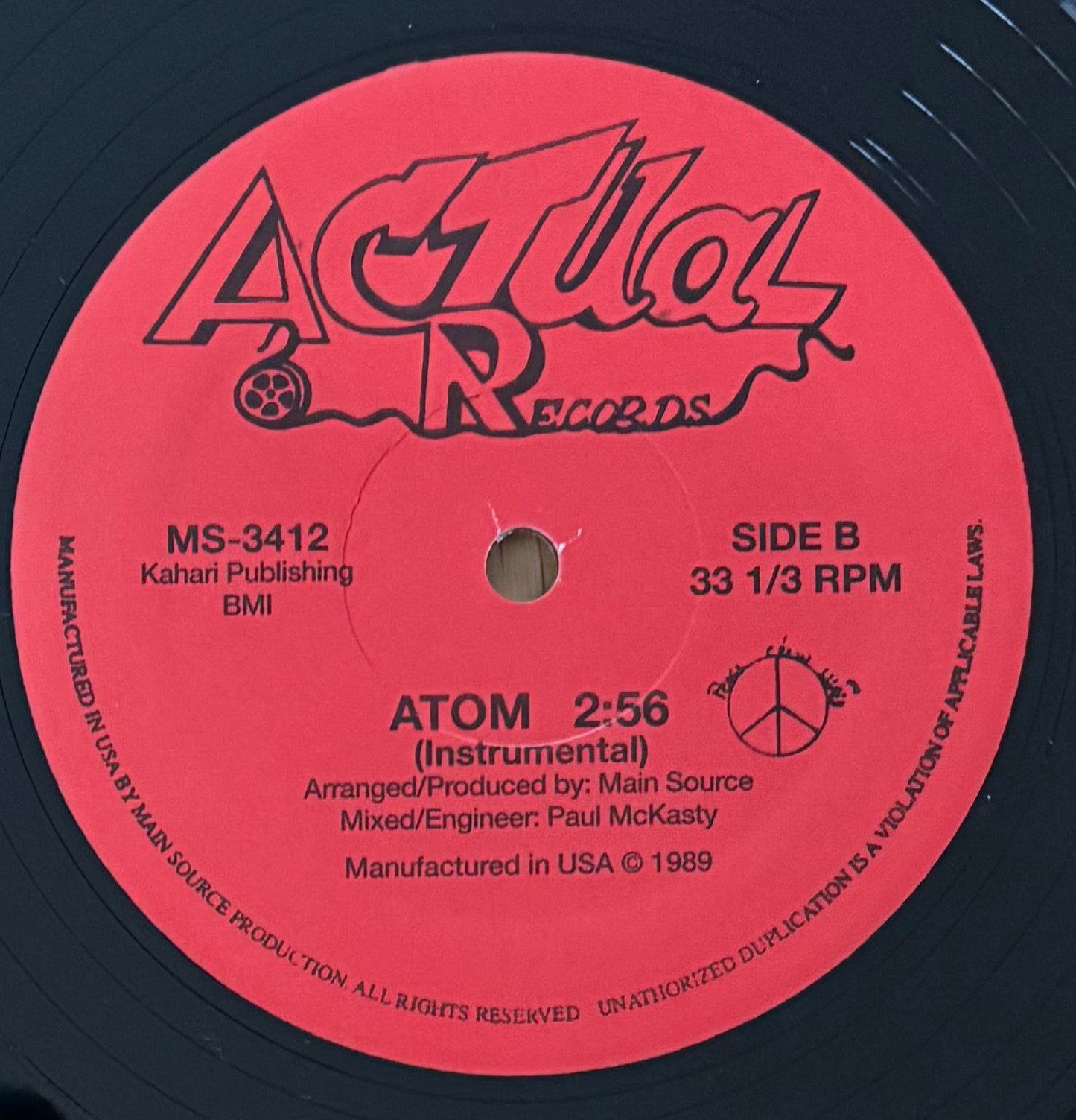 Main Source – Think / Atom (2003) Unofficial Reissue