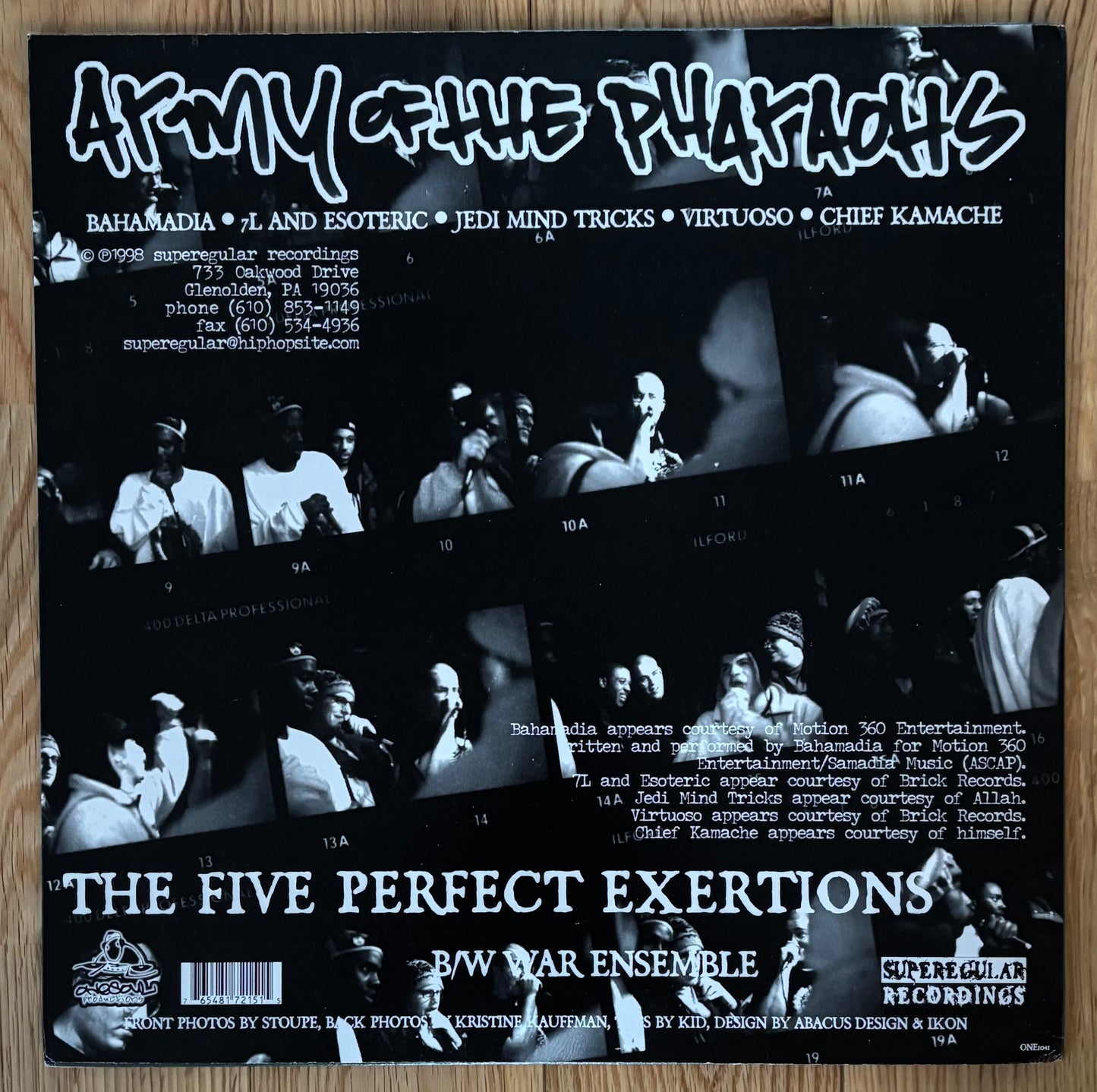 Army Of The Pharaohs – The Five Perfect Exertions / War Ensemble (1998)