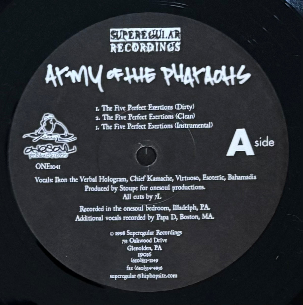 Army Of The Pharaohs – The Five Perfect Exertions / War Ensemble (1998)