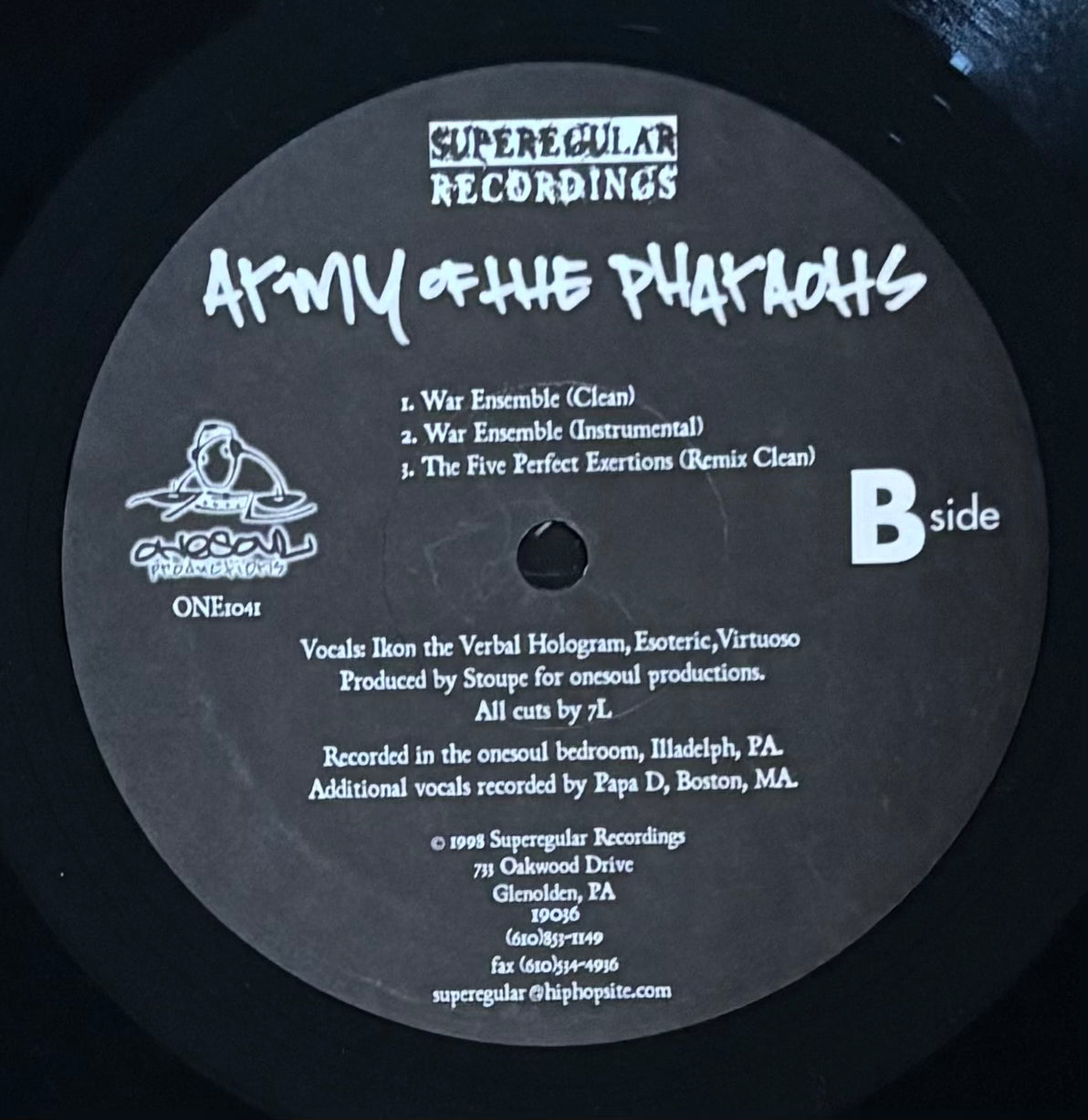 Army Of The Pharaohs – The Five Perfect Exertions / War Ensemble (1998)