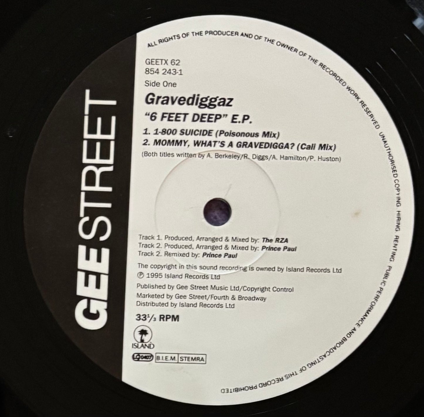 Gravediggaz – 6 Feet Deep E.P. (1995)