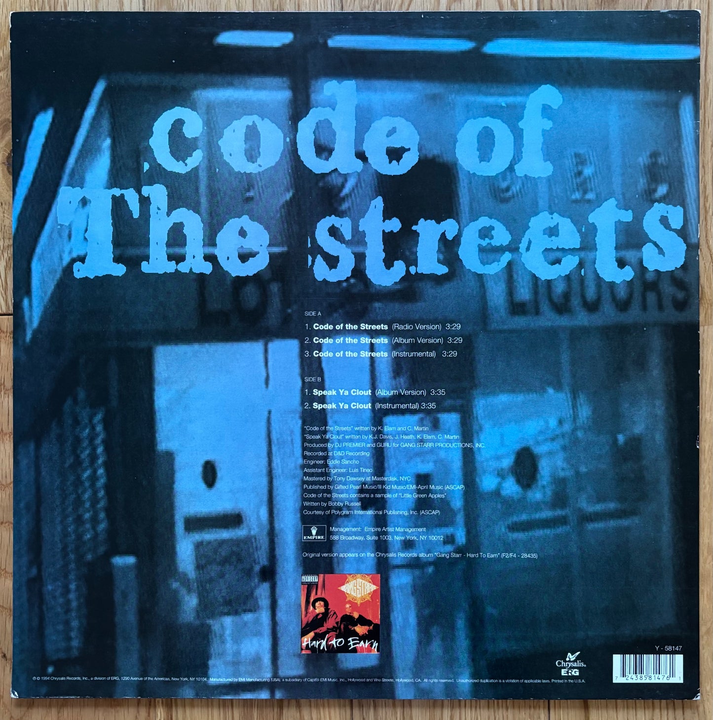Gang Starr – Code Of The Streets (1994)