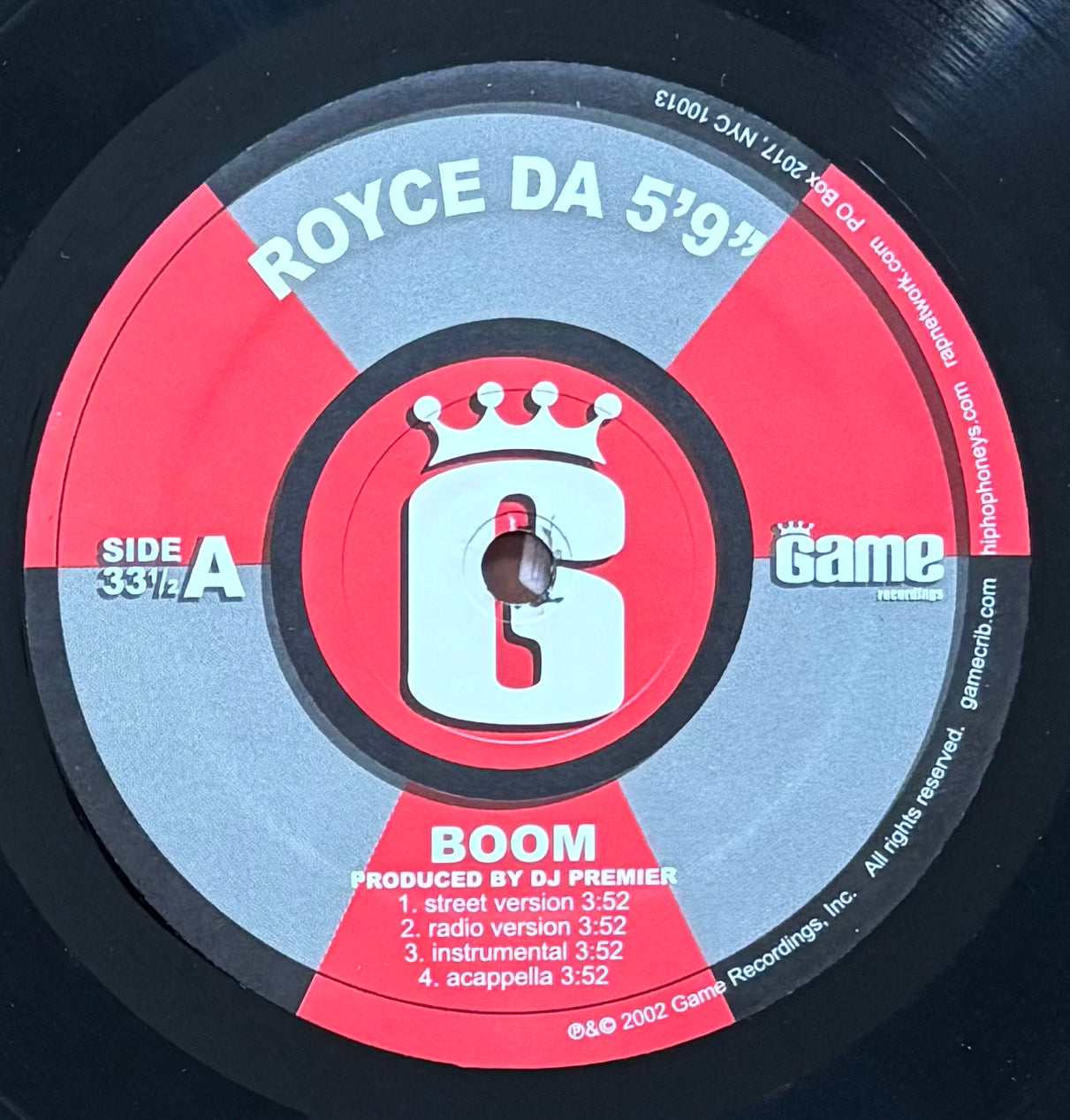 Royce Da 5'9" – Boom / Soldier's Story (2000)