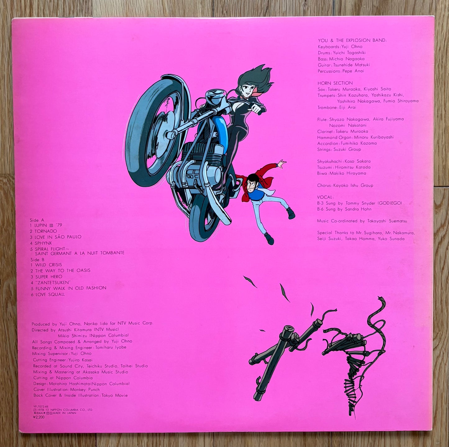 Yuji Ohno (You & The Explosion Band) Lupin The 3rd OST (1978)