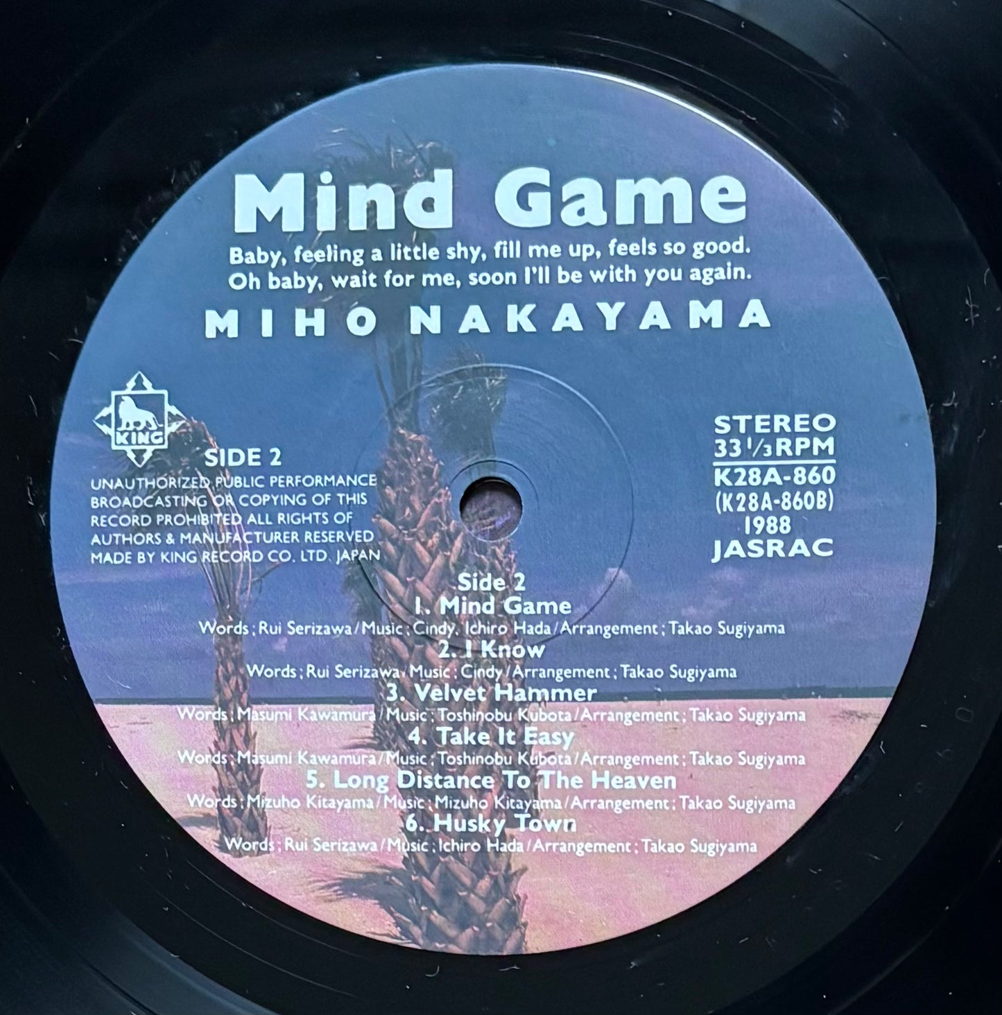 Miho Nakayama "Mind Game" (1988)