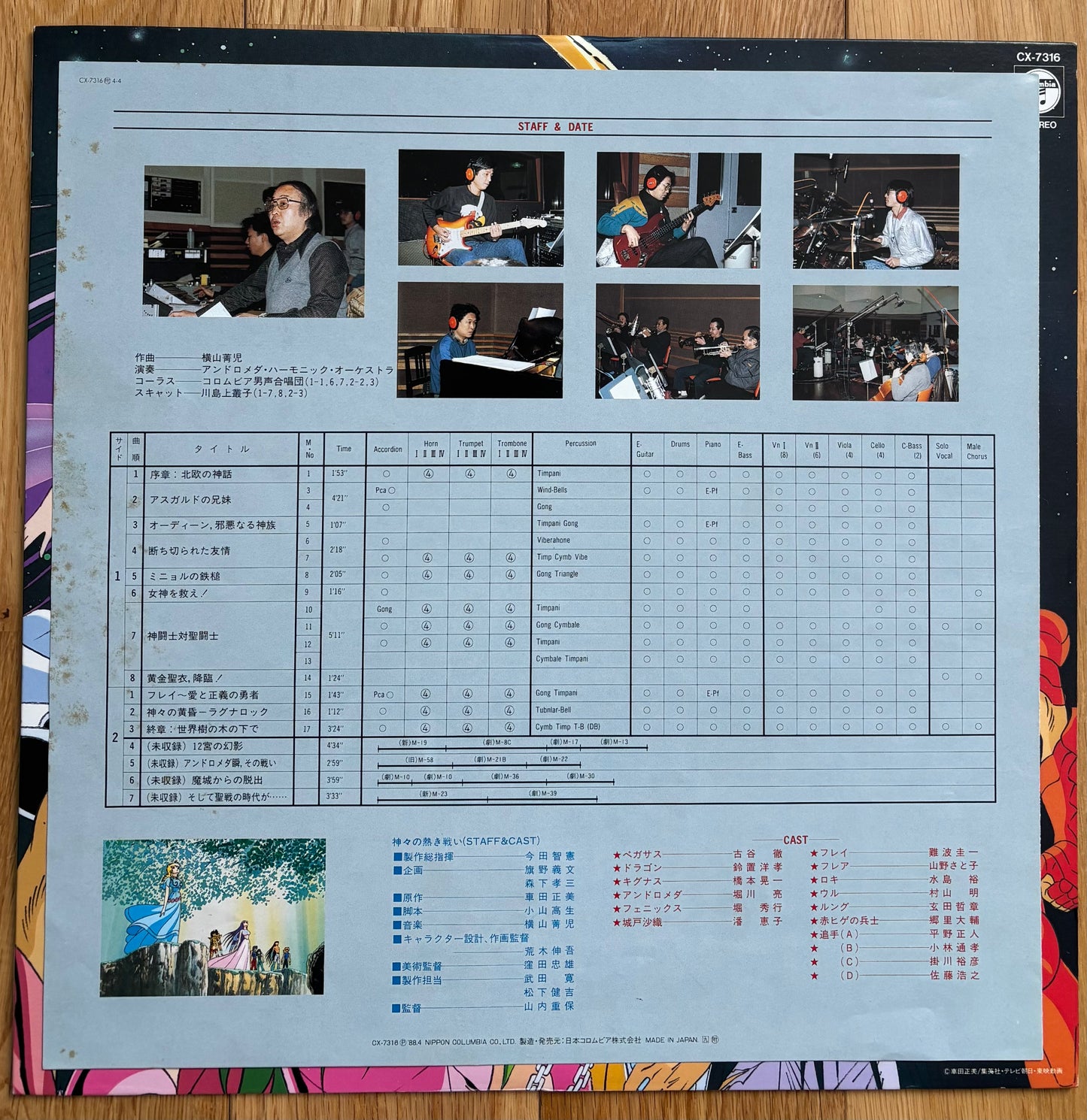 Seiji Yokoyama “Saint Seiya ~ Original Soundtrack 音楽集IV“ (1987)