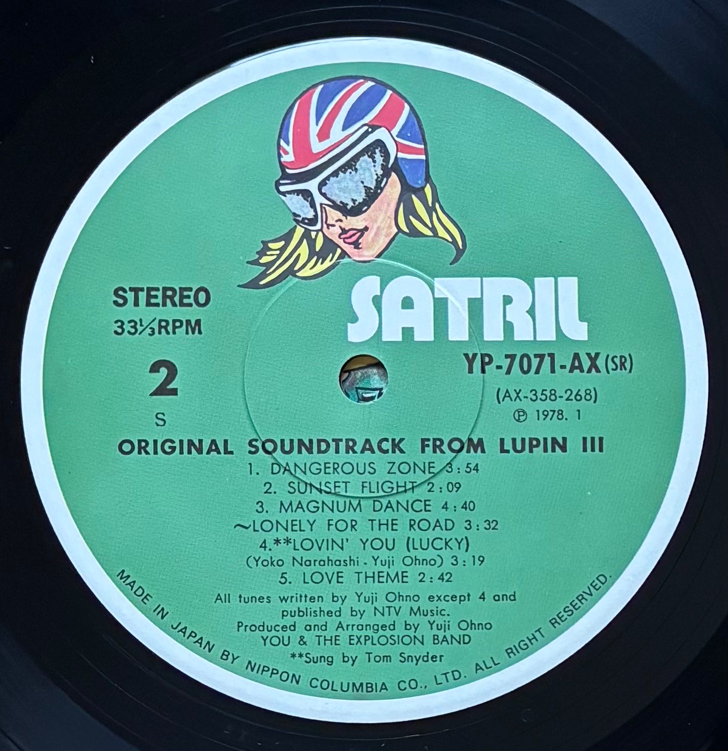 Yuji Ohno (You & The Explosion Band) “Lupin The 3rd” OST (1978)
