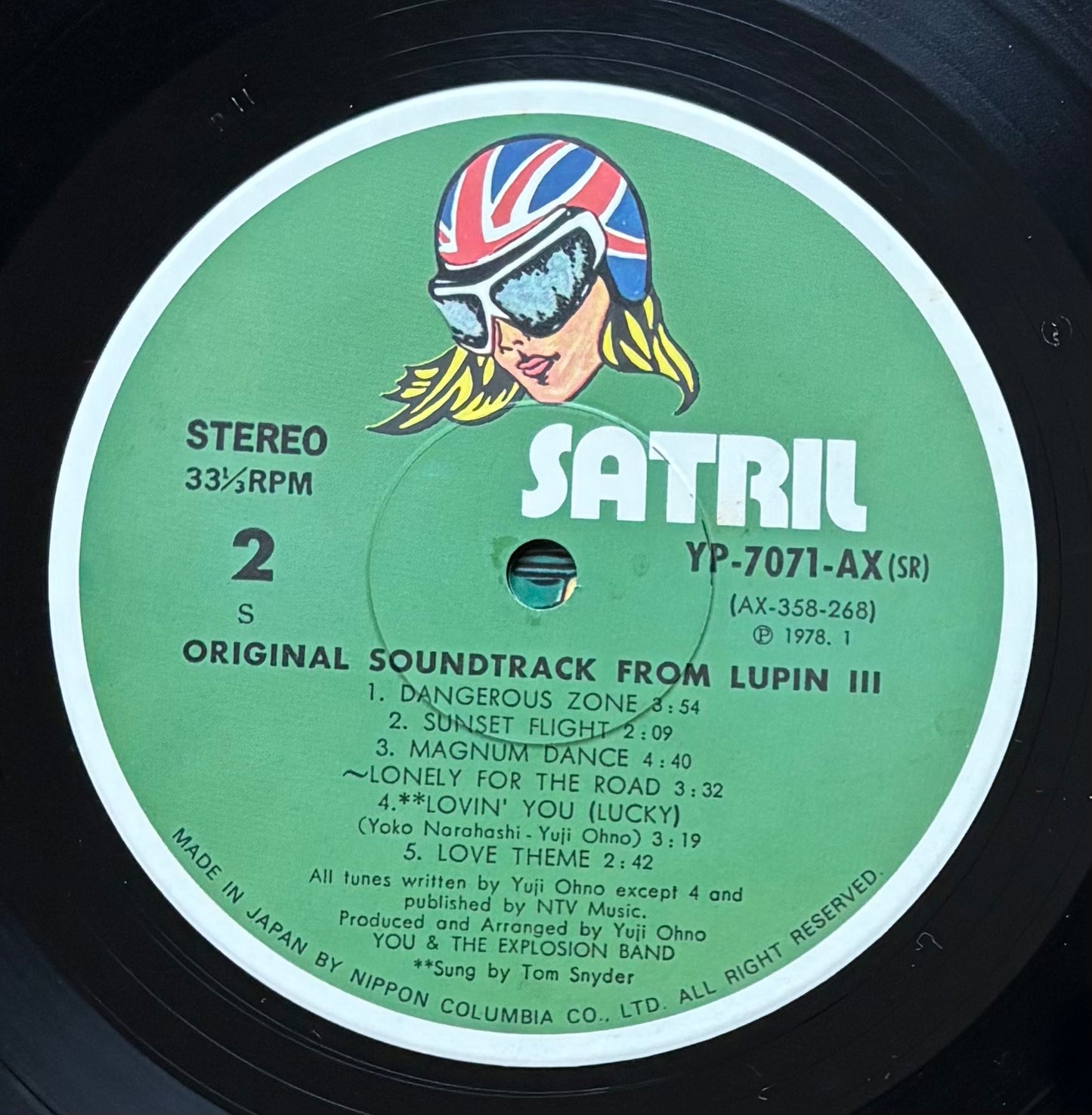 Yuji Ohno (You & The Explosion Band) “Lupin The 3rd” OST (1978)