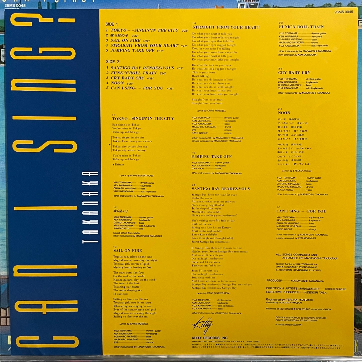 Masayoshi Takanaka “Can I Sing” (1983)