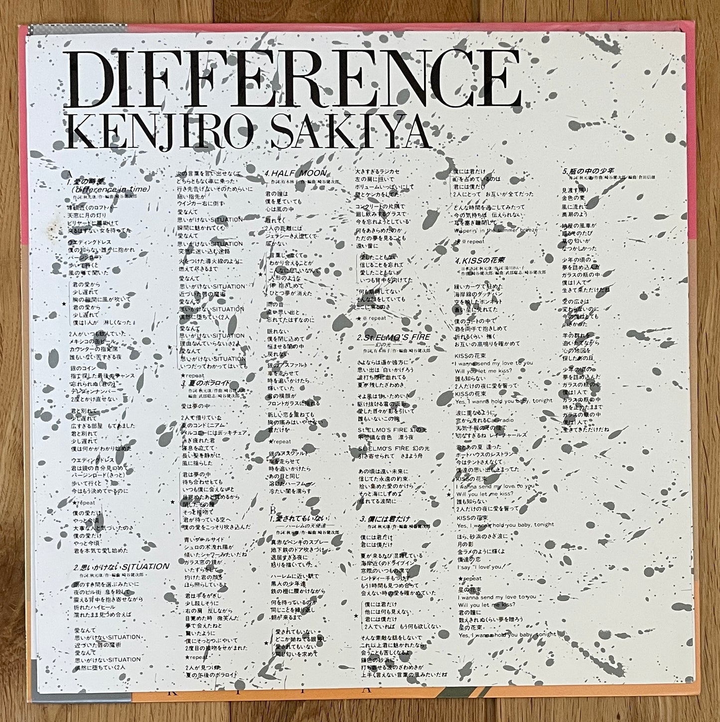Kenjiro Sakiya “Difference” (1987)