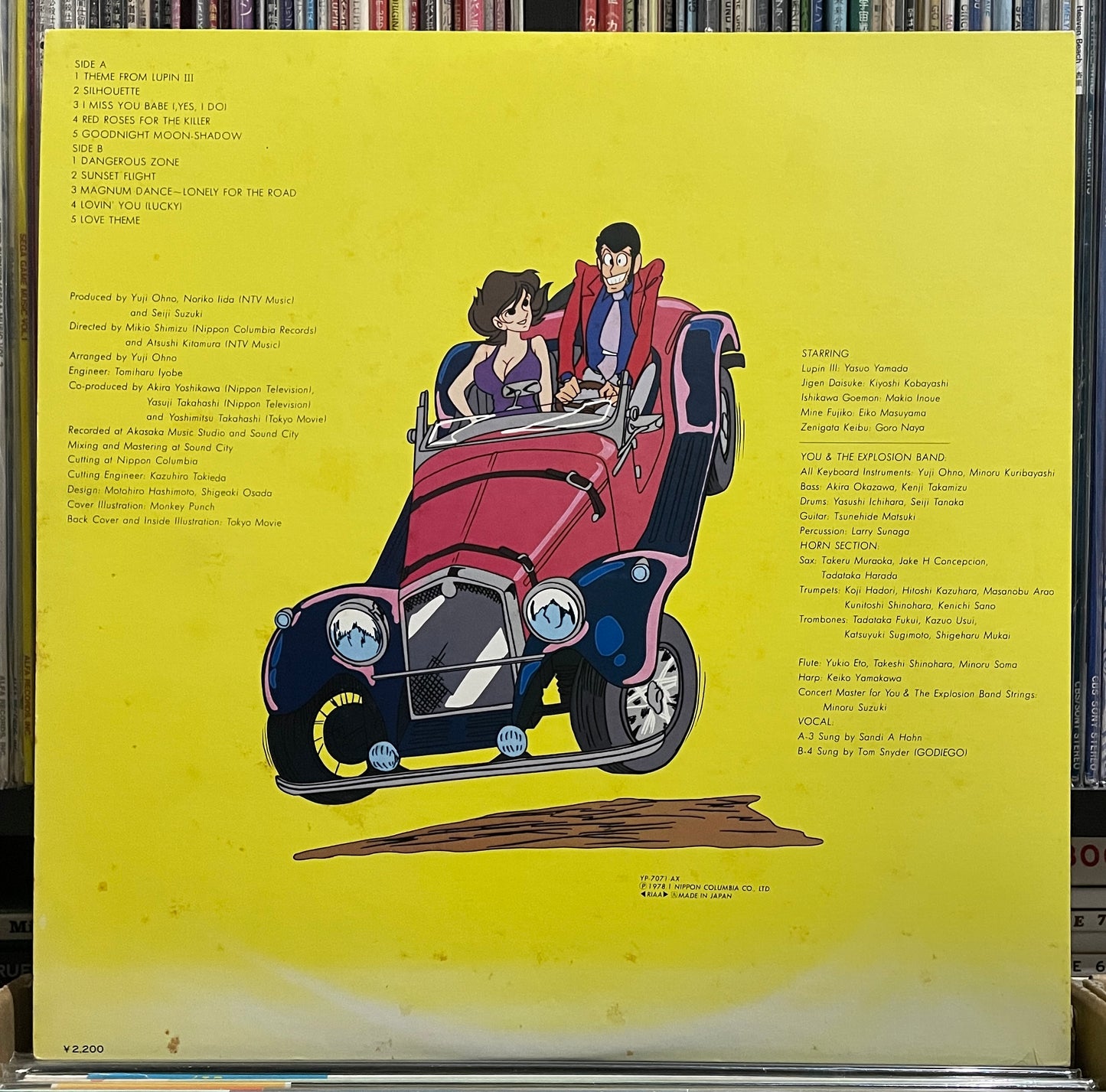 Yuji Ohno (You & The Explosion Band) “Lupin The 3rd” OST (1978)