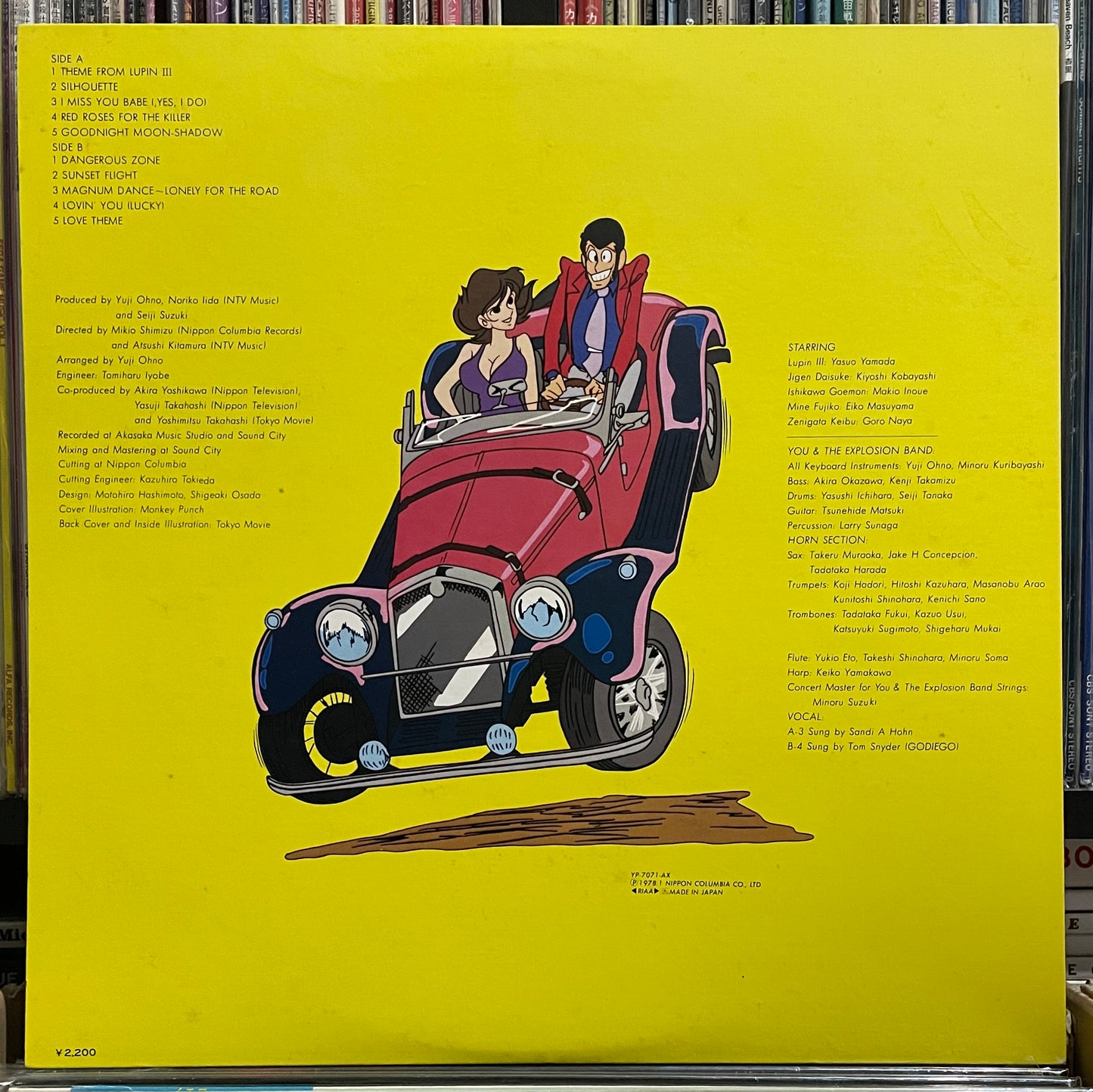 Yuji Ohno (You & The Explosion Band) “Lupin The 3rd” OST (1978)